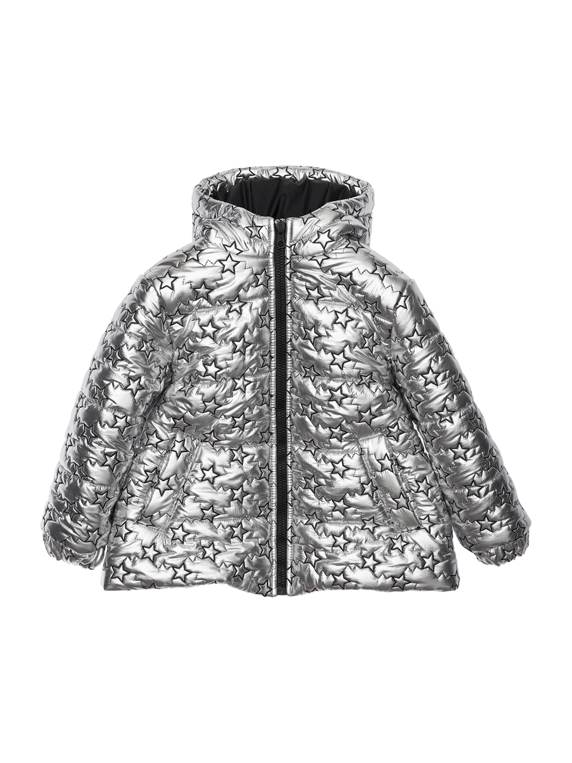 Jacke Mit Sternenstickerei Und Kapuze