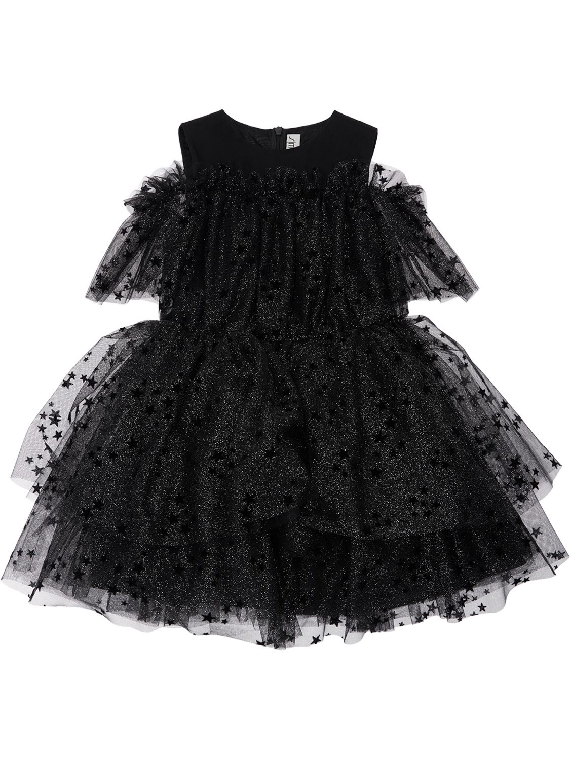 Ärmelloses Tüllkleid