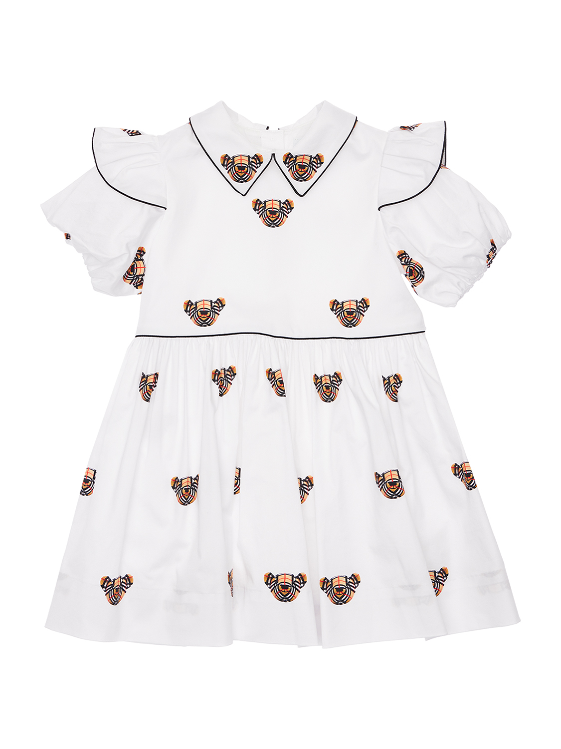 Kleid Aus Baumwolle Mit Bärendruck