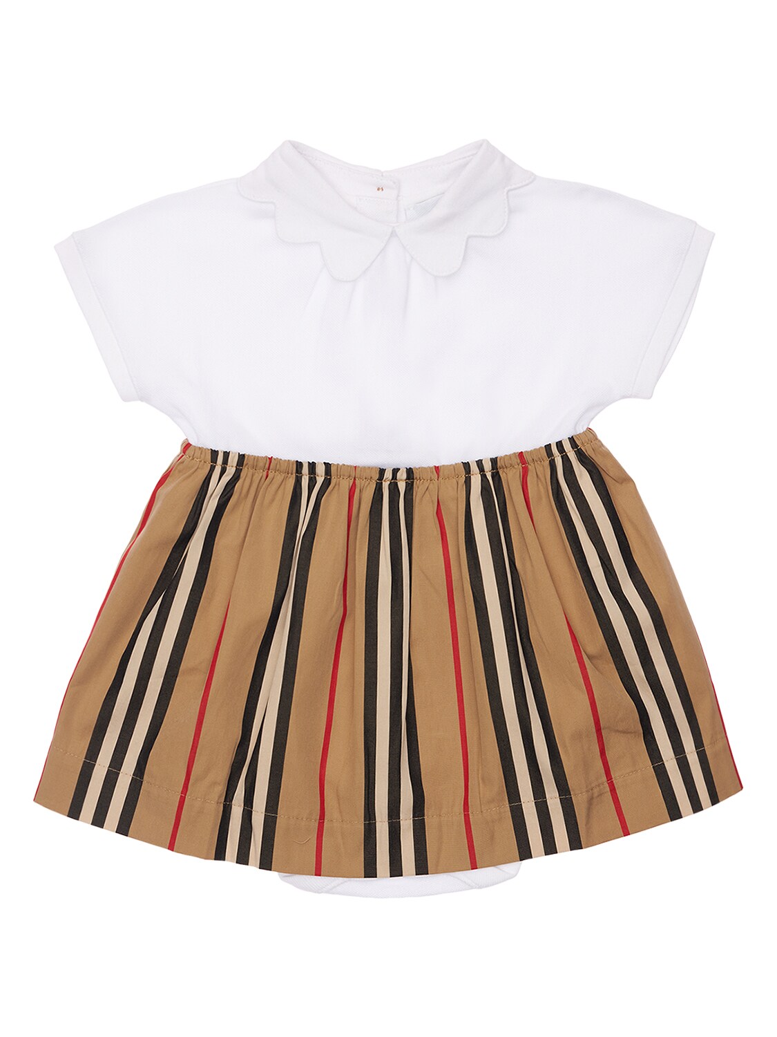 BURBERRY Cotton Poplin Dress & Diaper Cover for Kids