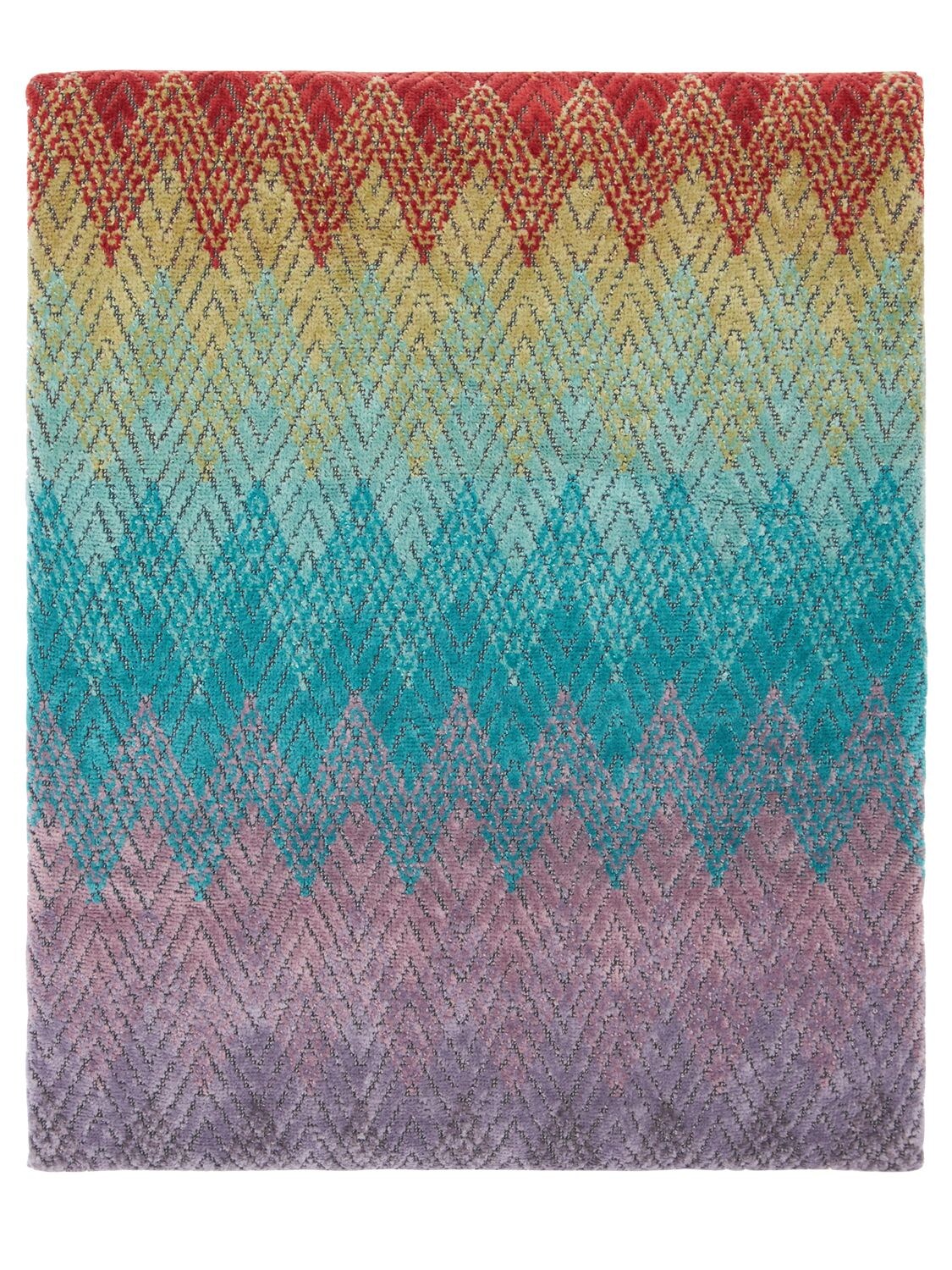 Missoni Yaco Cotton Beach Towel In Multicolor