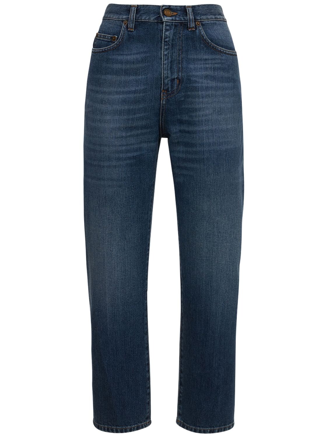 Saint Laurent Authentic Straight Denim Jeans | ModeSens