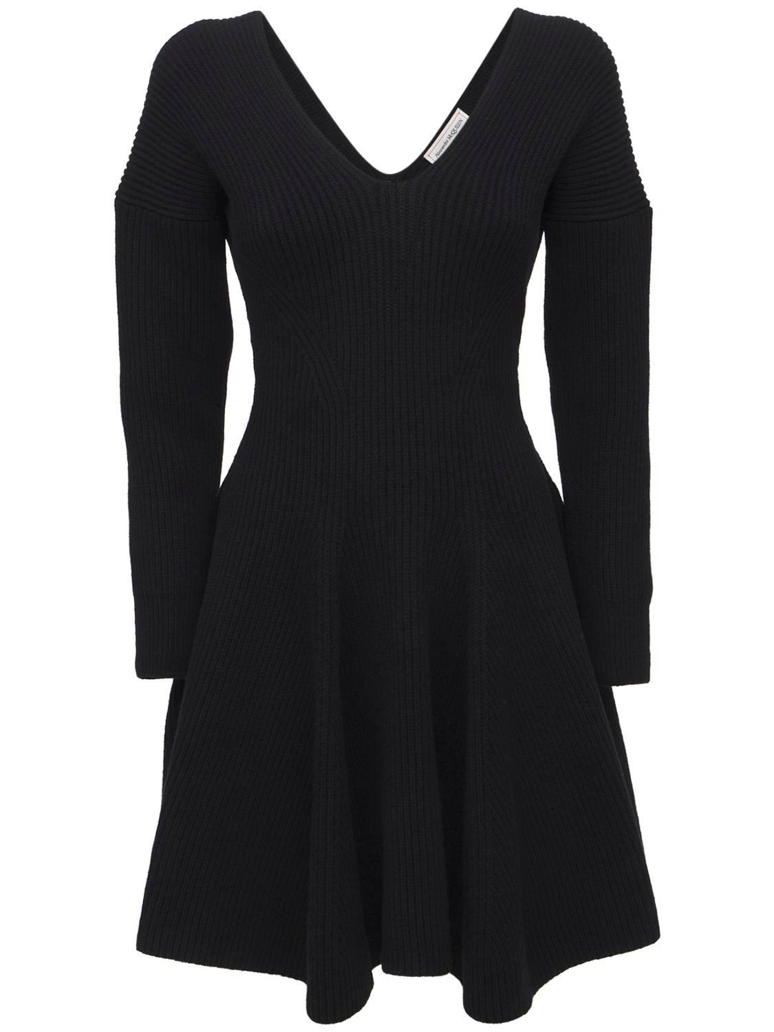 Wool & Cashmere Knit Mini Dress
