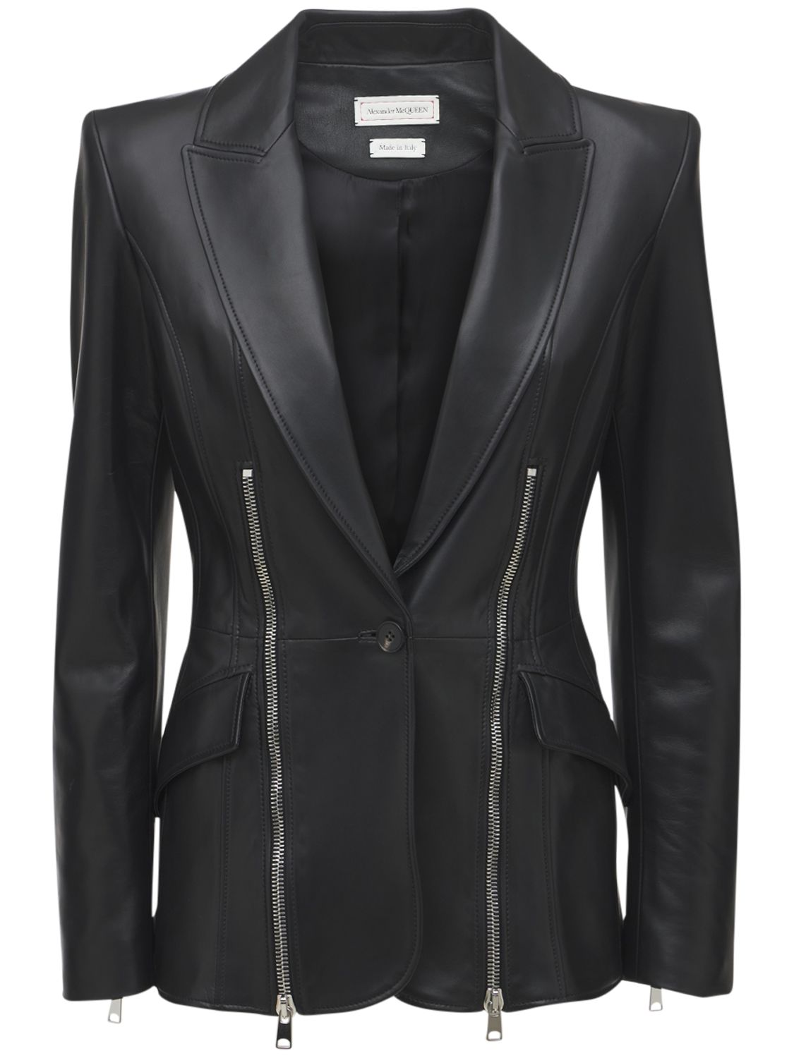alexander mcqueen leather jackets