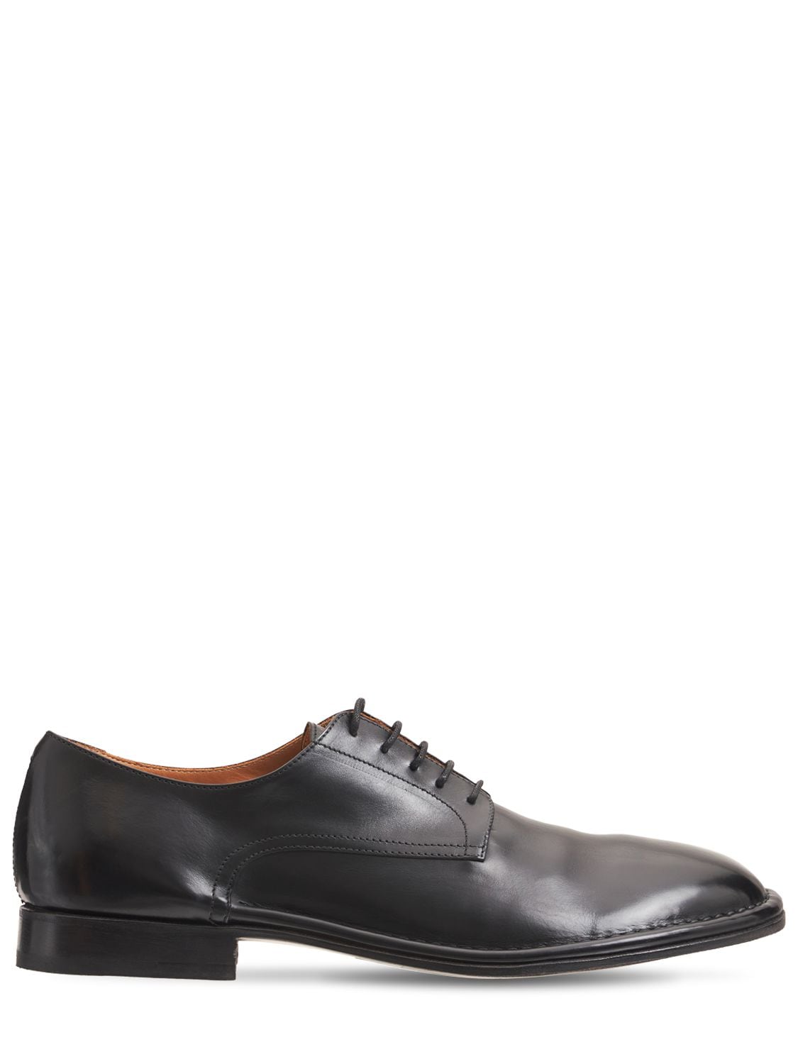 Alberto Fasciani Derby Leather Lace-up Shoes In Чёрный