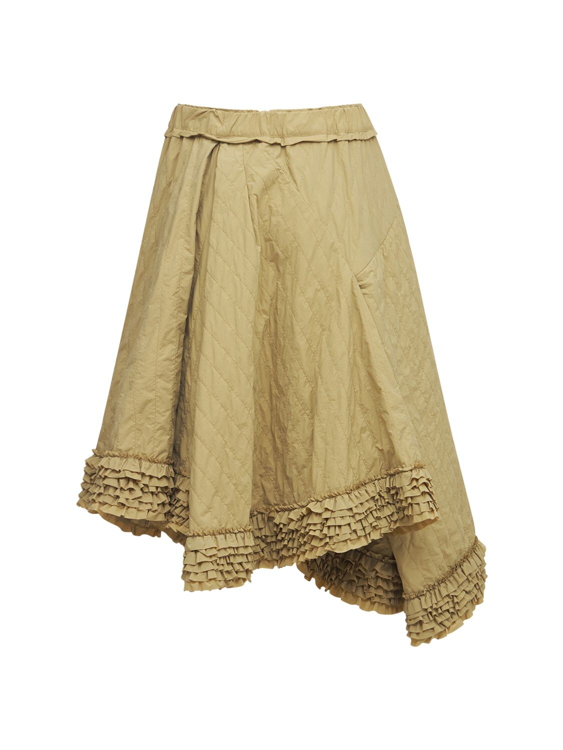Moncler 1952 Quilted Nylon Midi Skirt