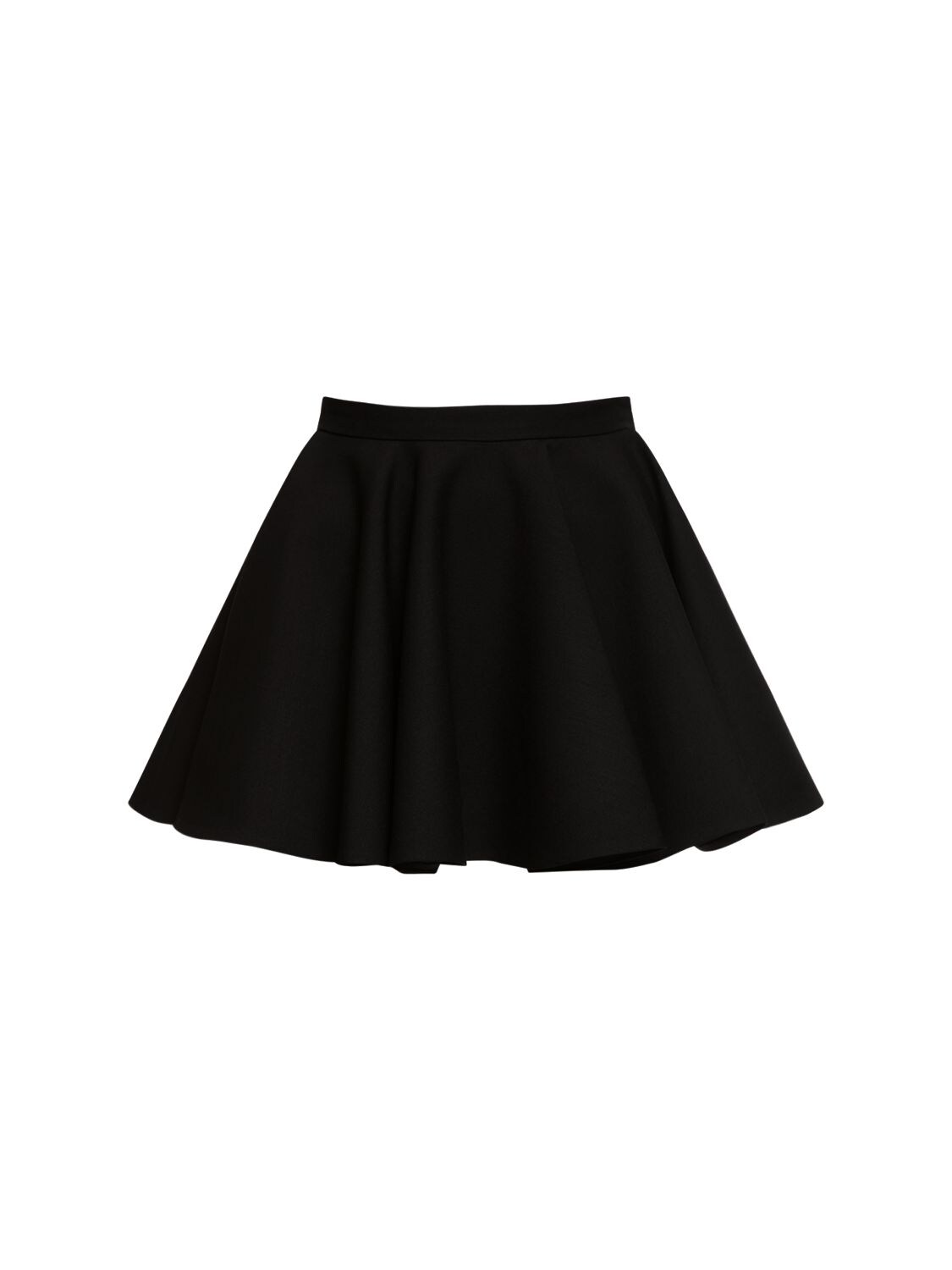Valentino - Wool & silk crepe couture mini skirt - | Luisaviaroma