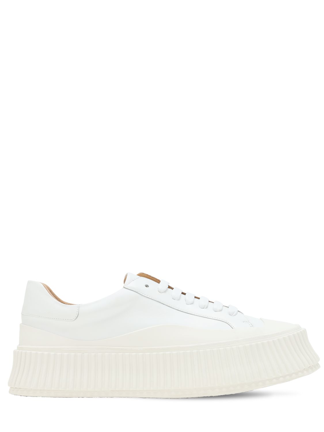40mm Hohe, Vulkanisierte Ledersneakers