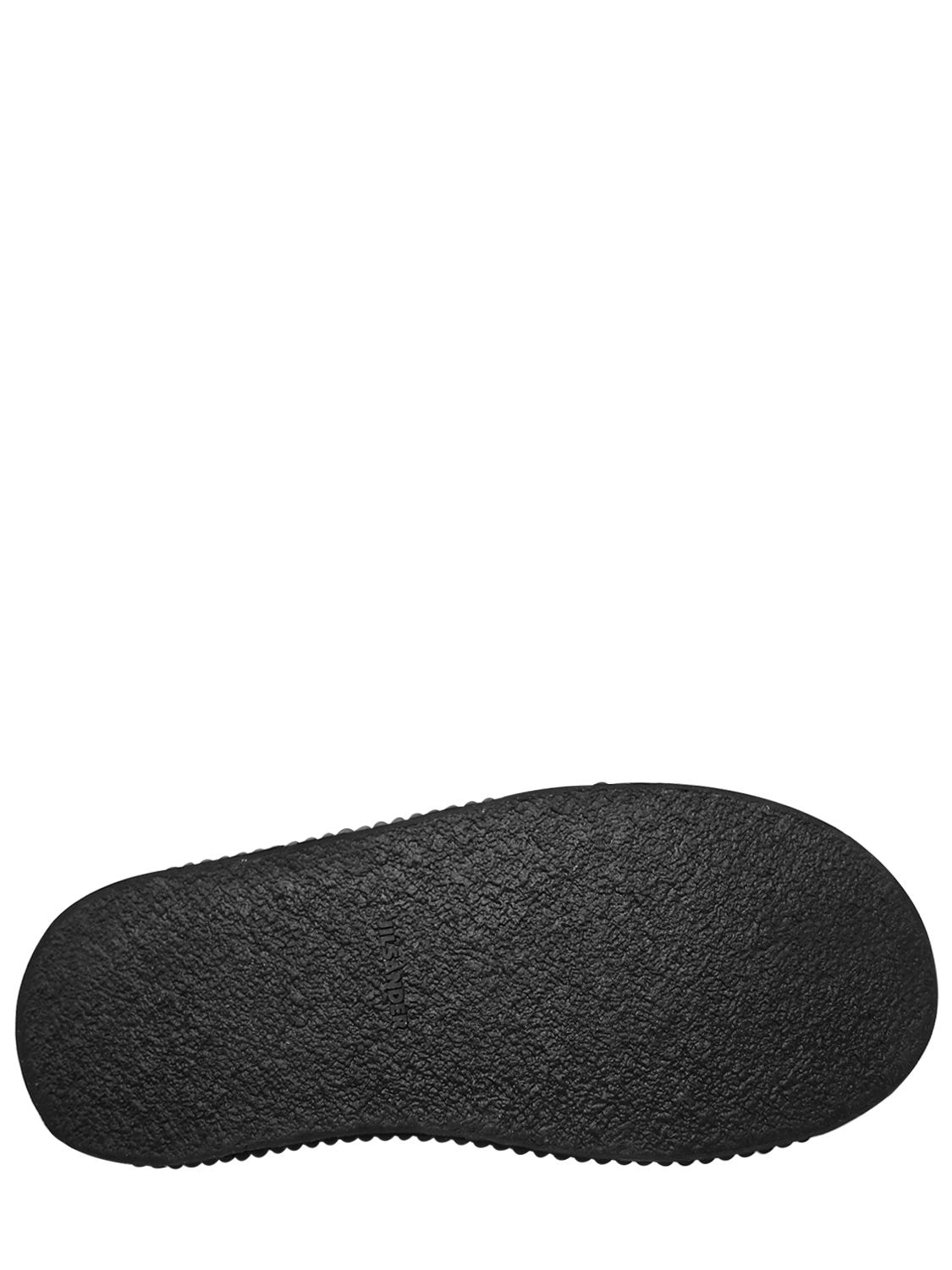 Shop Jil Sander 40mm Vulcanized Leather Sneakers In Black