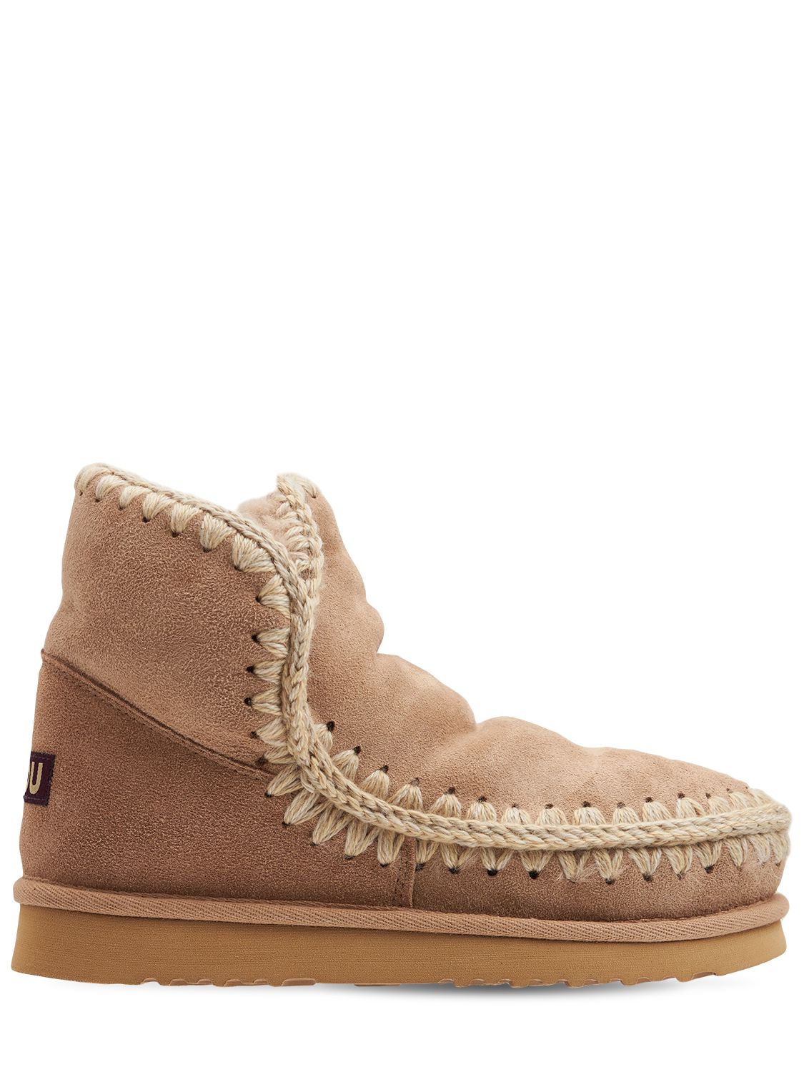 20 Mm Leder- Und Shearling-stiefel „eskimo 18“