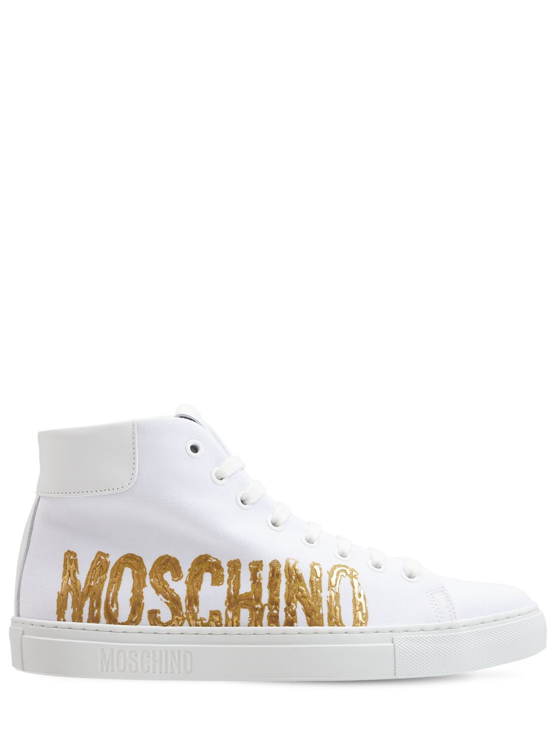 25mm Painted Logo High-top Sneakers