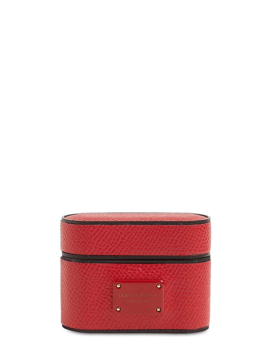 Dolce & Gabbana 压纹皮革airpods Pro保护套 In Red