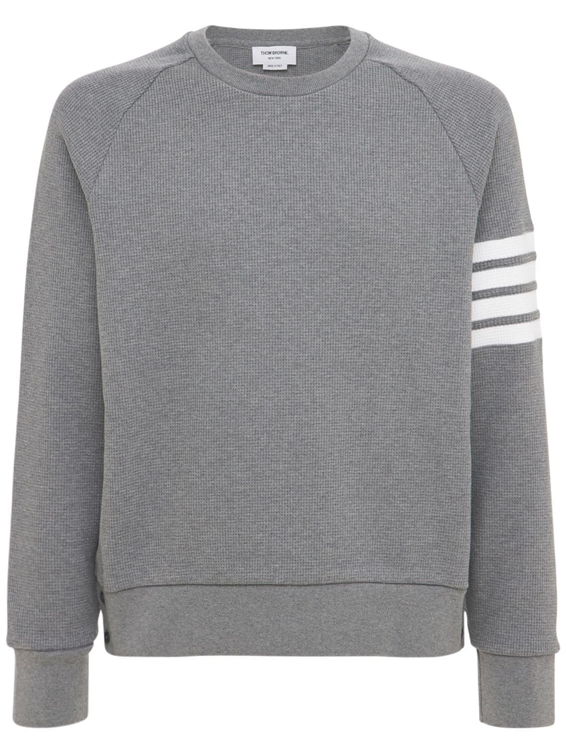 THOM BROWNE COTTON JERSEY SWEATSHIRT,74IATK003-MDM10