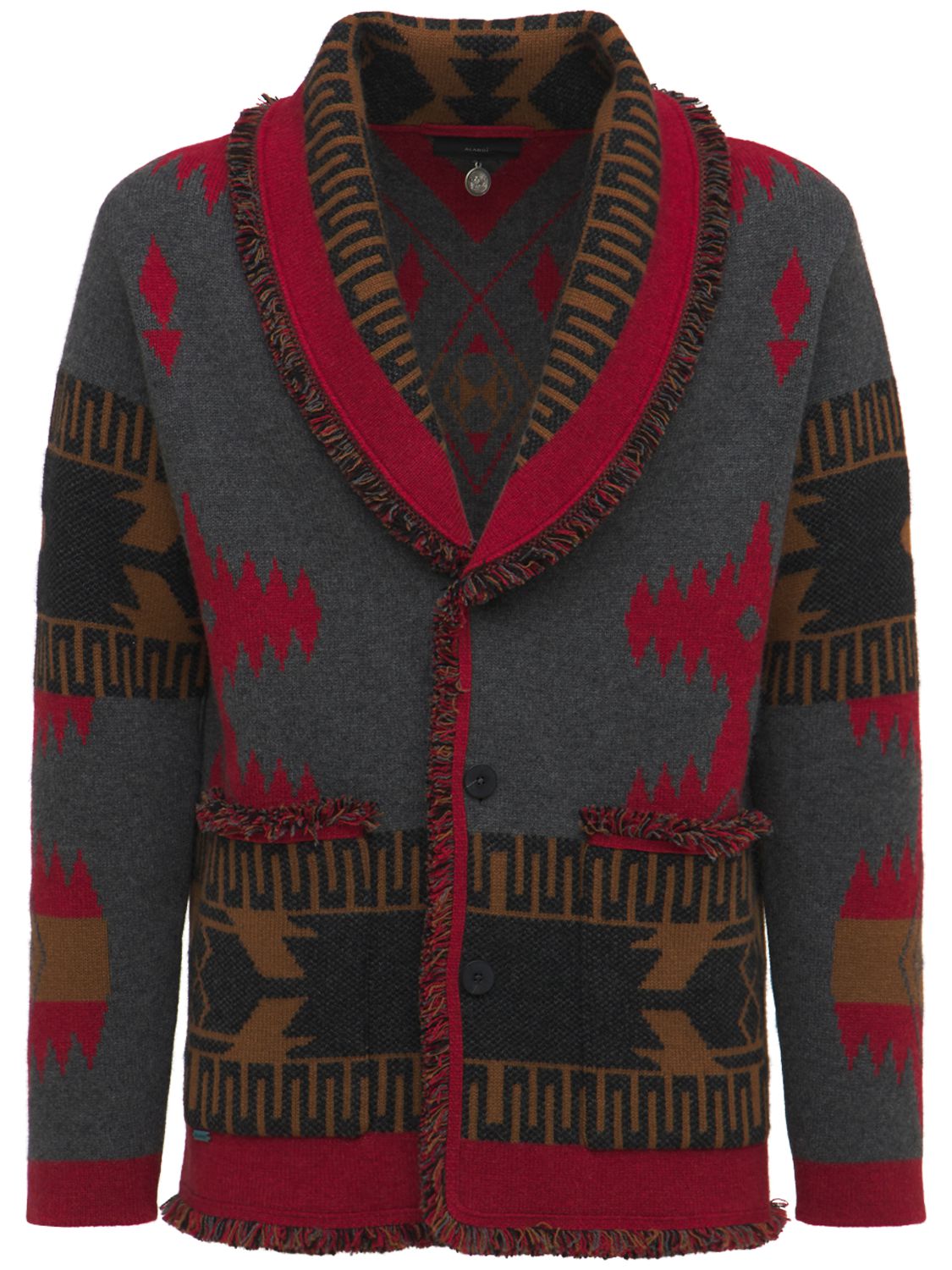 Strickjacke Aus Kaschmirjacquard