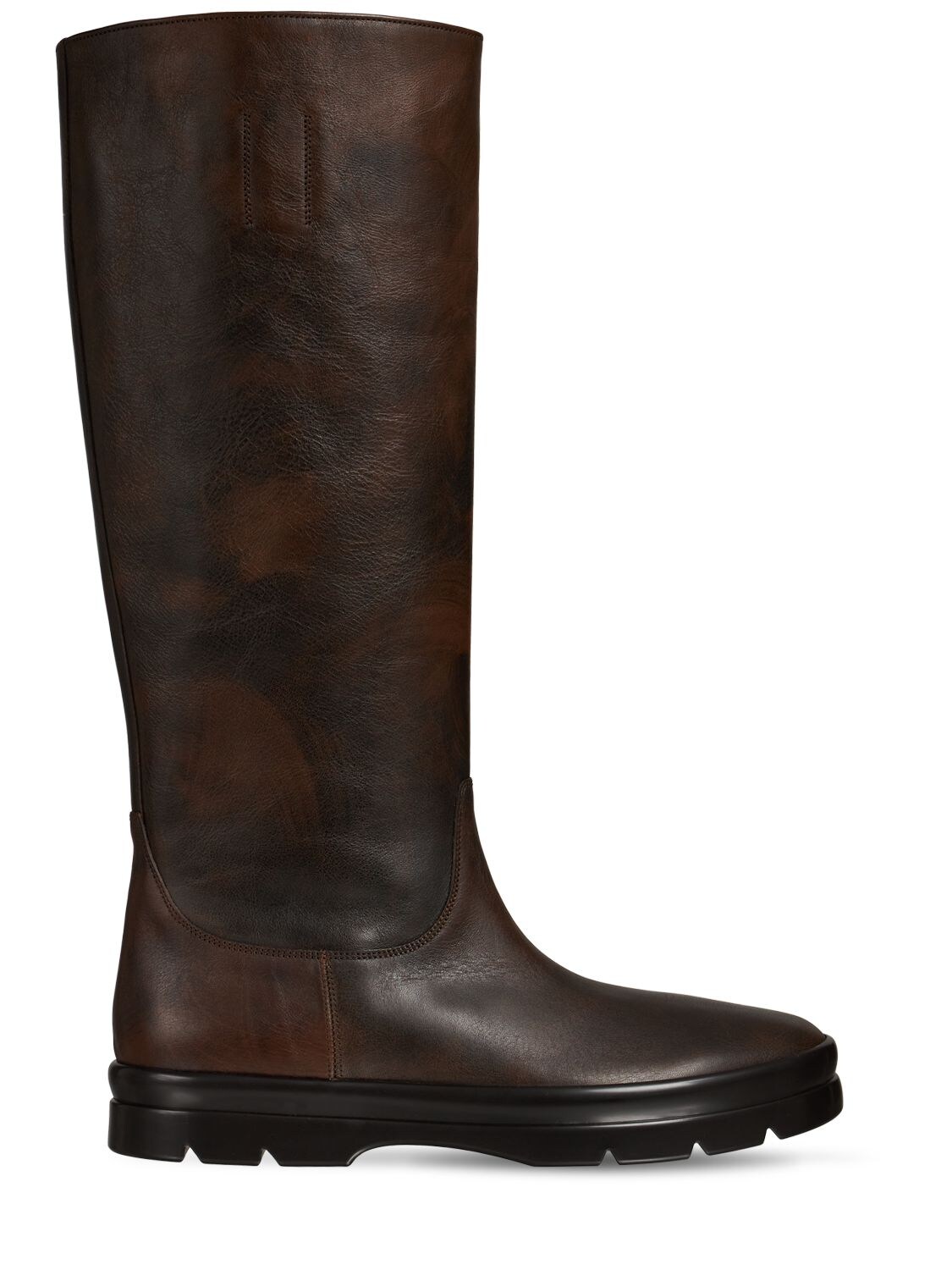 20mm Billie Tall Brushed Leather Boots