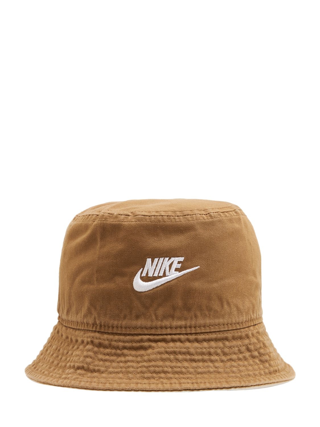 Nike Sportswear Futura Bucket Hat In Dk Driftwood / White | ModeSens