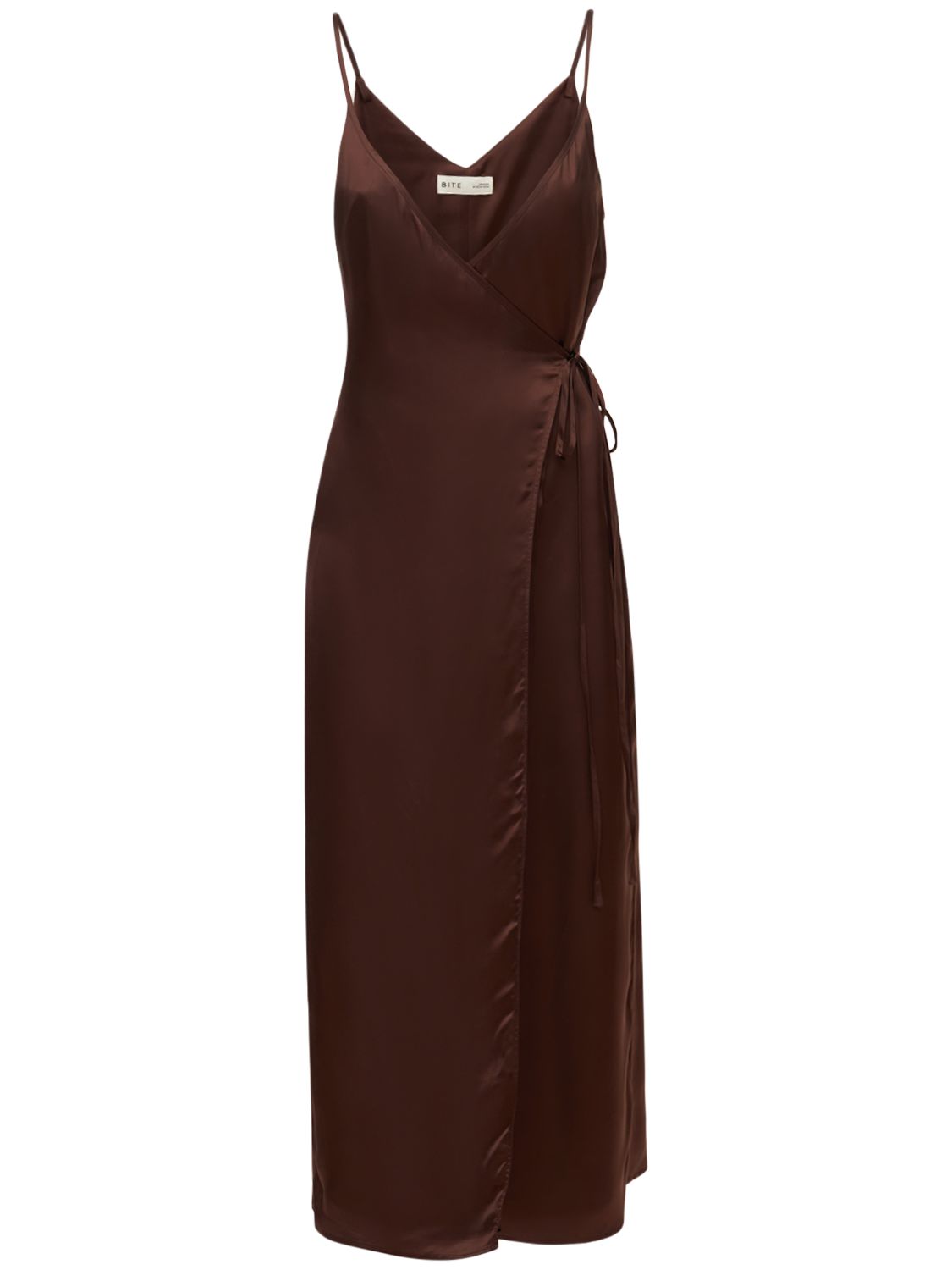 Midikleid Aus Cuprosatin