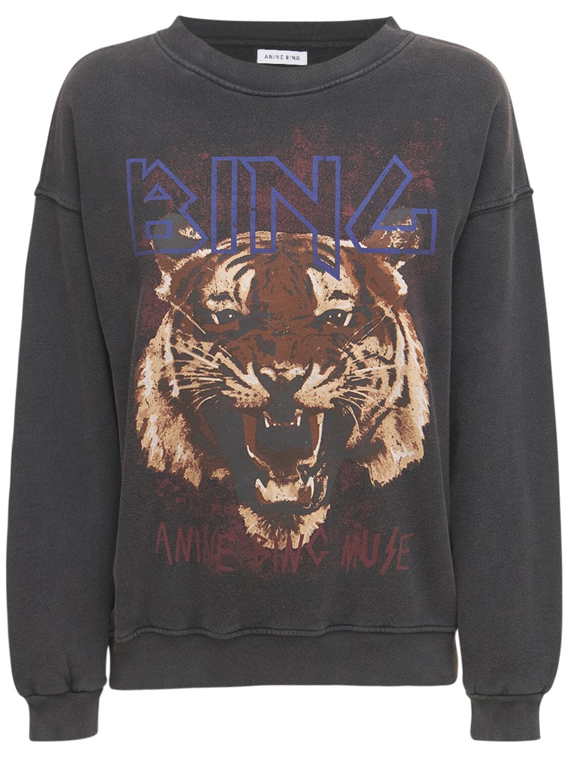 Anine Bing Tiger Printed Sweatshirt