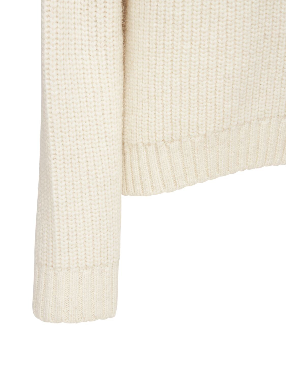 Shop Anine Bing Sydney Alpaca Blend Turtleneck Sweater In Ivory