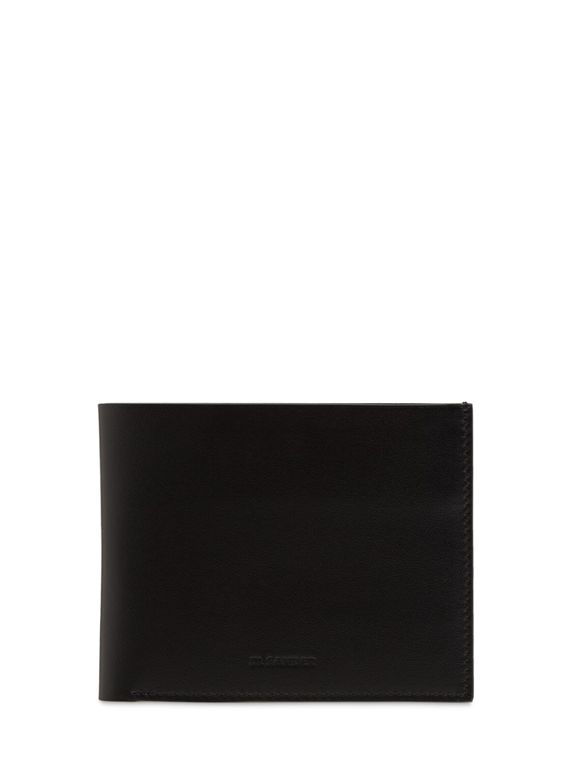 Jil Sander Leather Billfold Wallet In Black