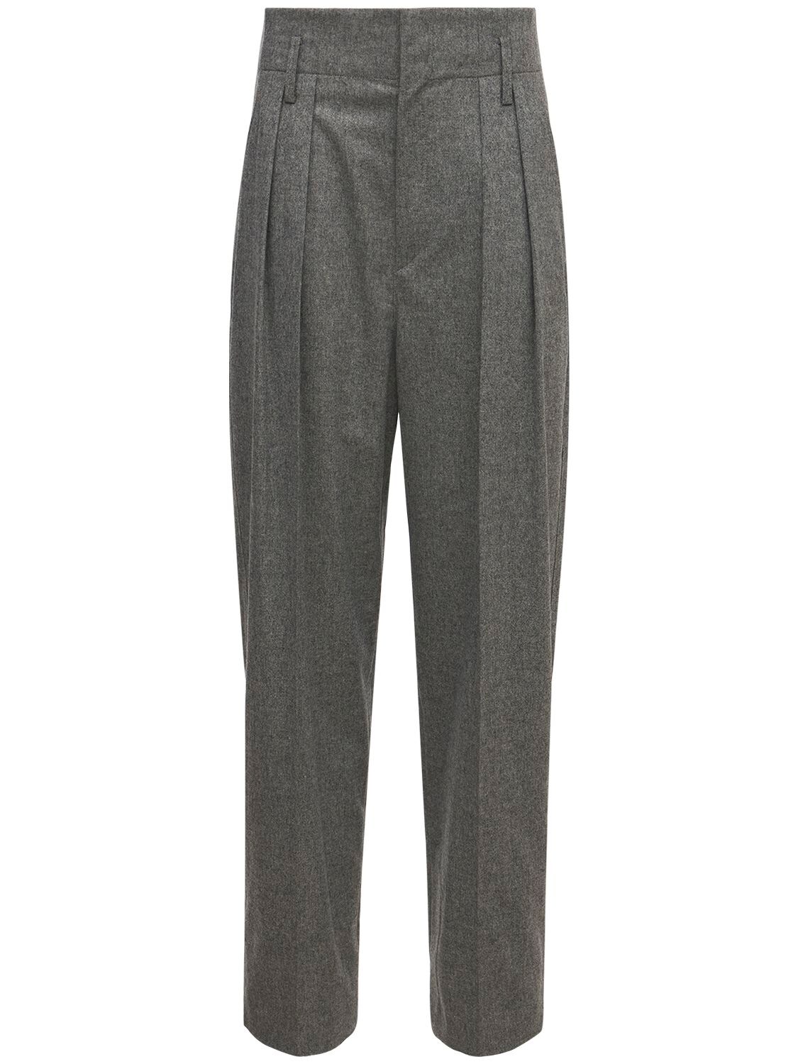 ISABEL MARANT ÉTOILE NILAGA HIGH WAIST VISCOSE BLEND PANTS,74IE1B018-MDJHWQ2