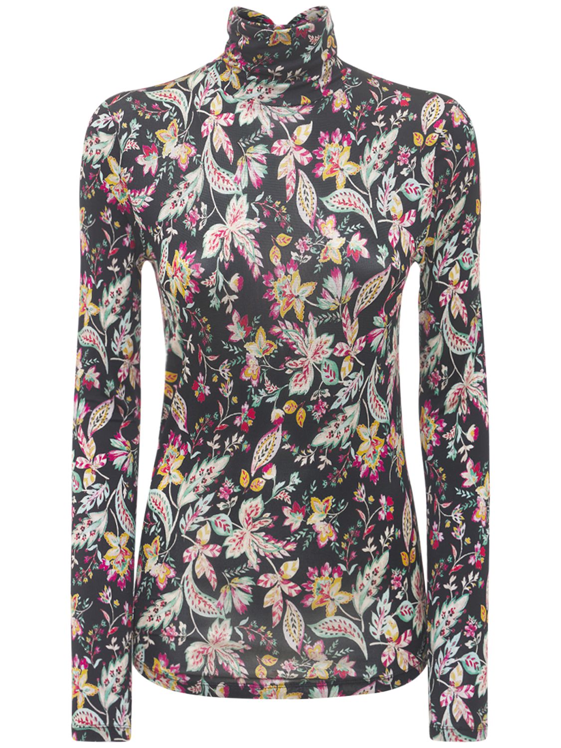 ISABEL MARANT ÉTOILE JEWEL PRINTED STRETCH JERSEY VISCOSE TOP