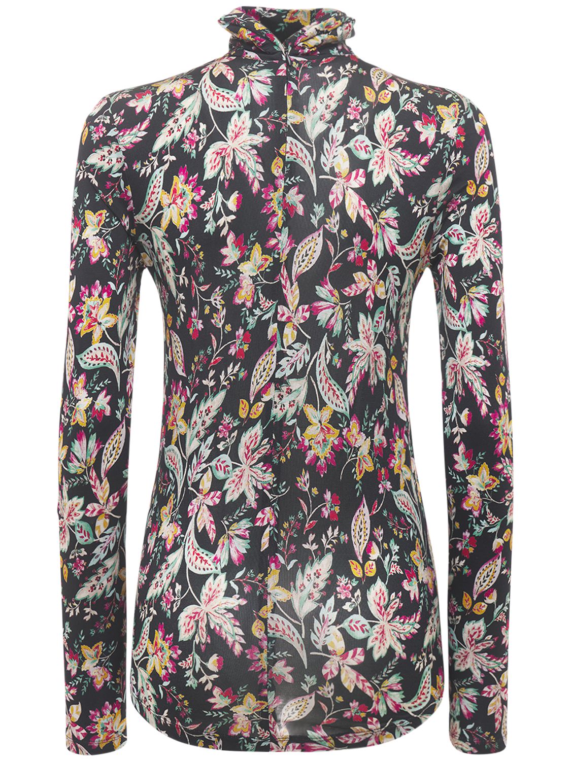 ISABEL MARANT ÉTOILE JEWEL PRINTED STRETCH JERSEY VISCOSE TOP