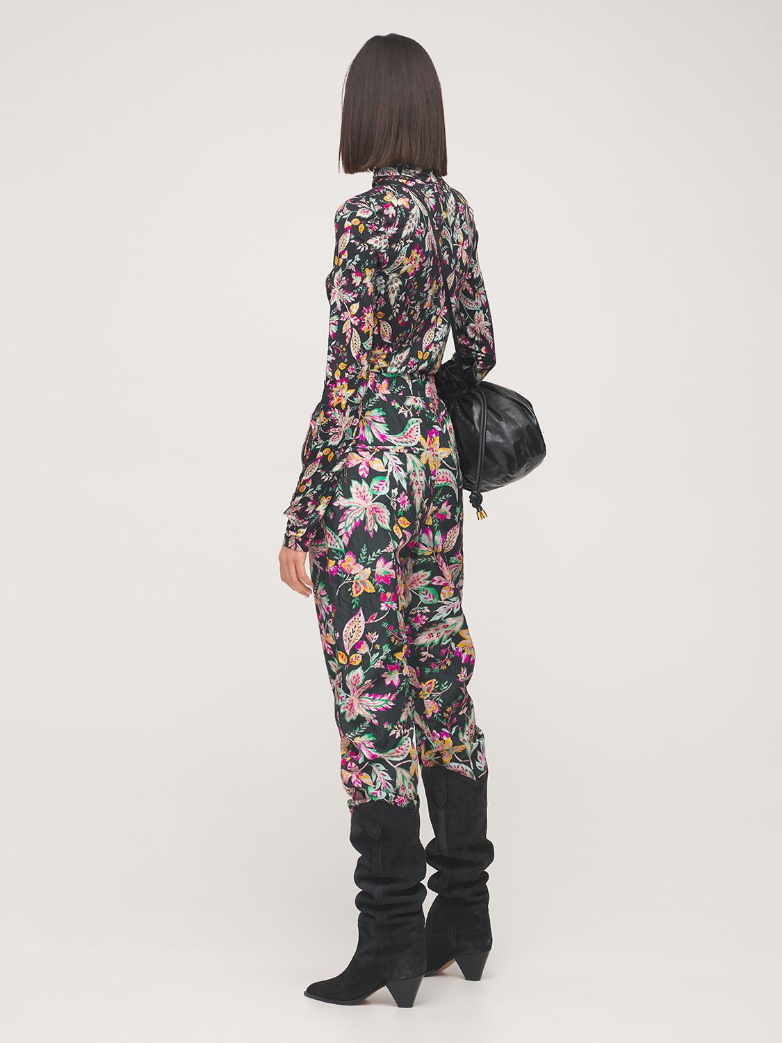 ISABEL MARANT ÉTOILE JEWEL PRINTED STRETCH JERSEY VISCOSE TOP