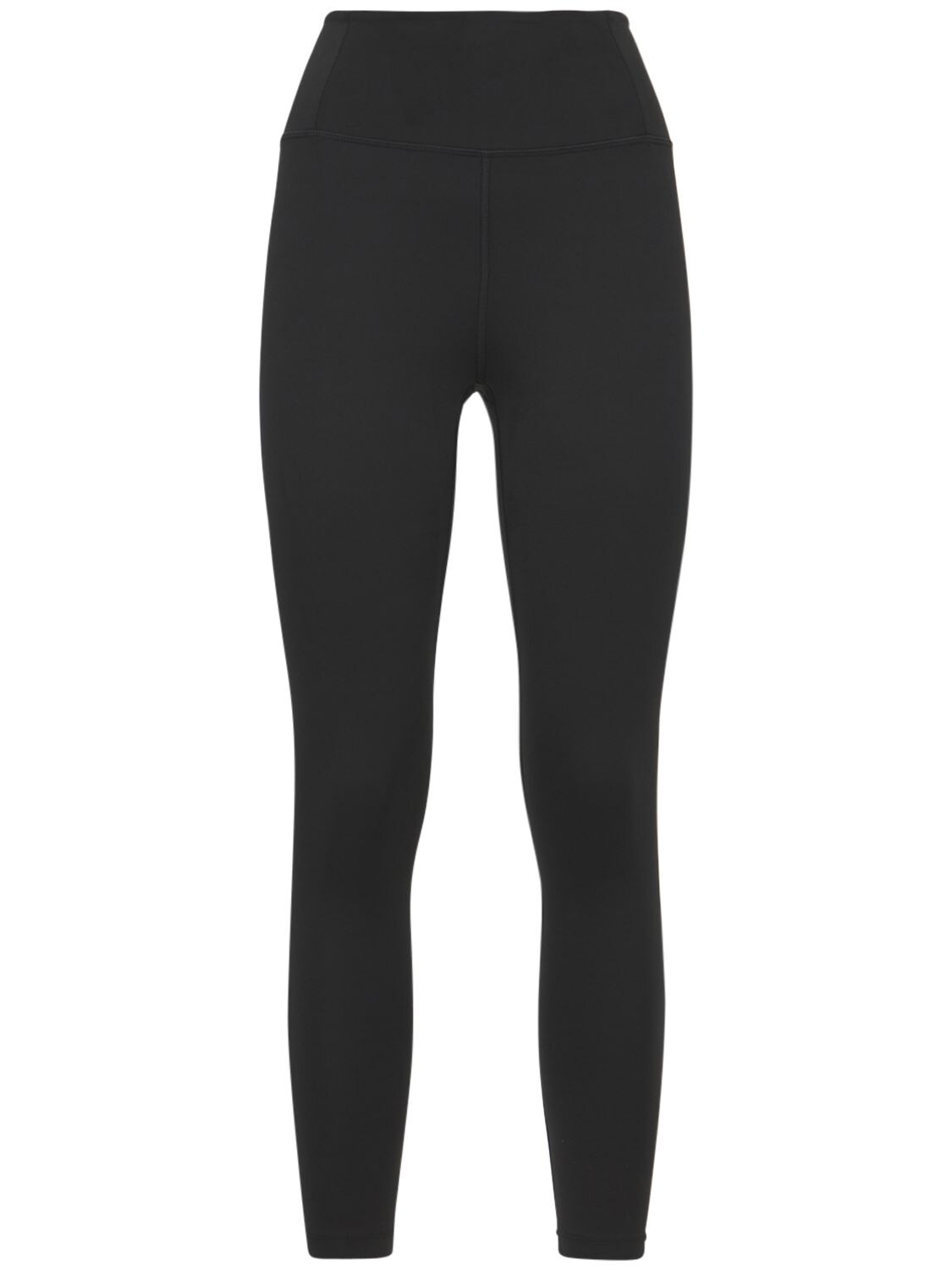 Girlfriend Collective Float Long High-rise Recycled Polyester-blend Leggings In Black