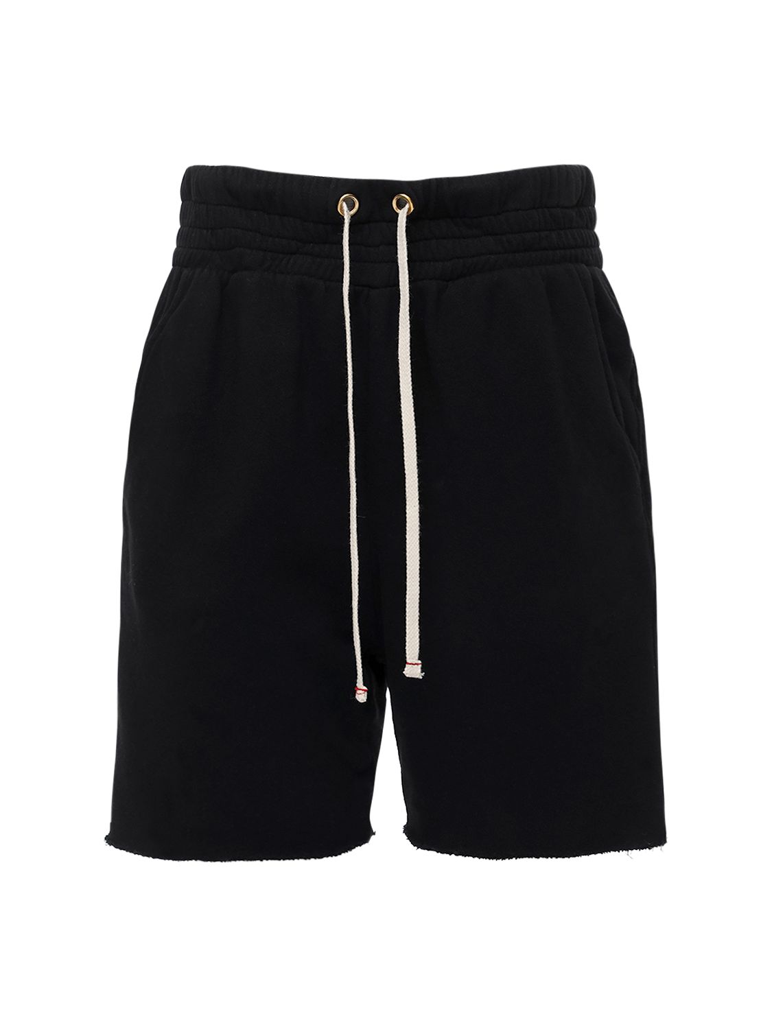 Trainings-shorts Aus Baumwollfrottee