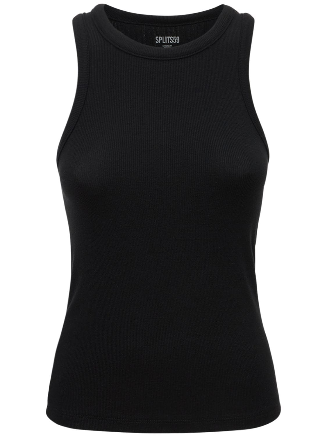 SPLITS59 KIKI RIBBED TANK TOP,74IE89008-QKXBQ0S1