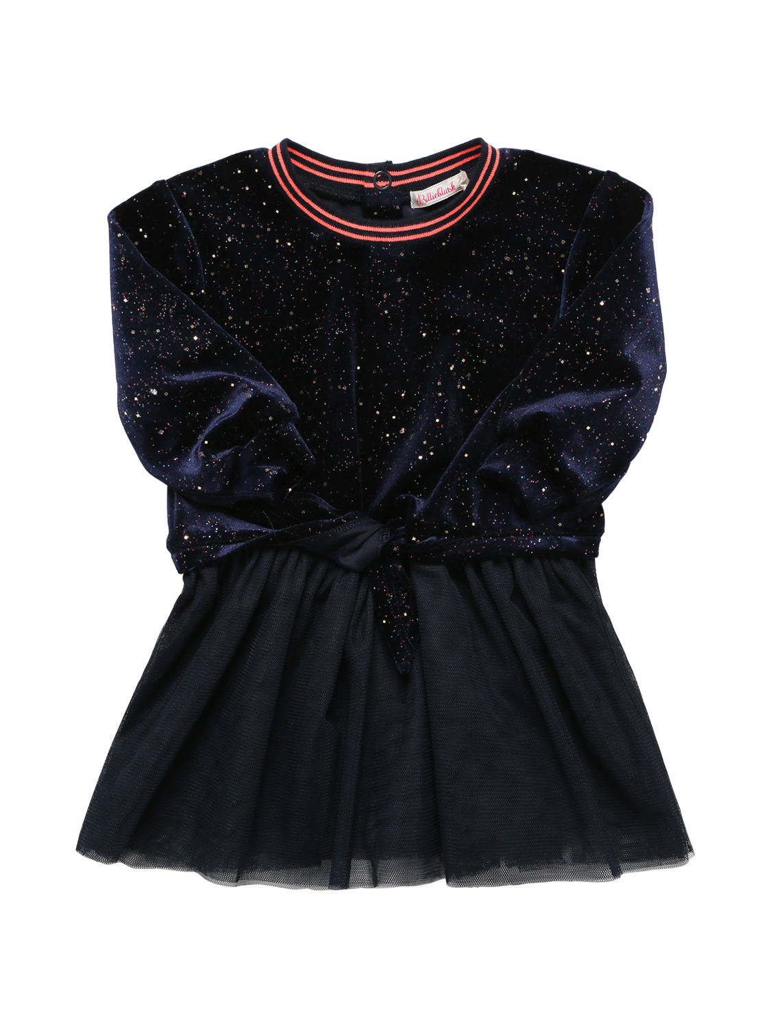 Kleid Aus Tüll Und Samt Mit Glitzer