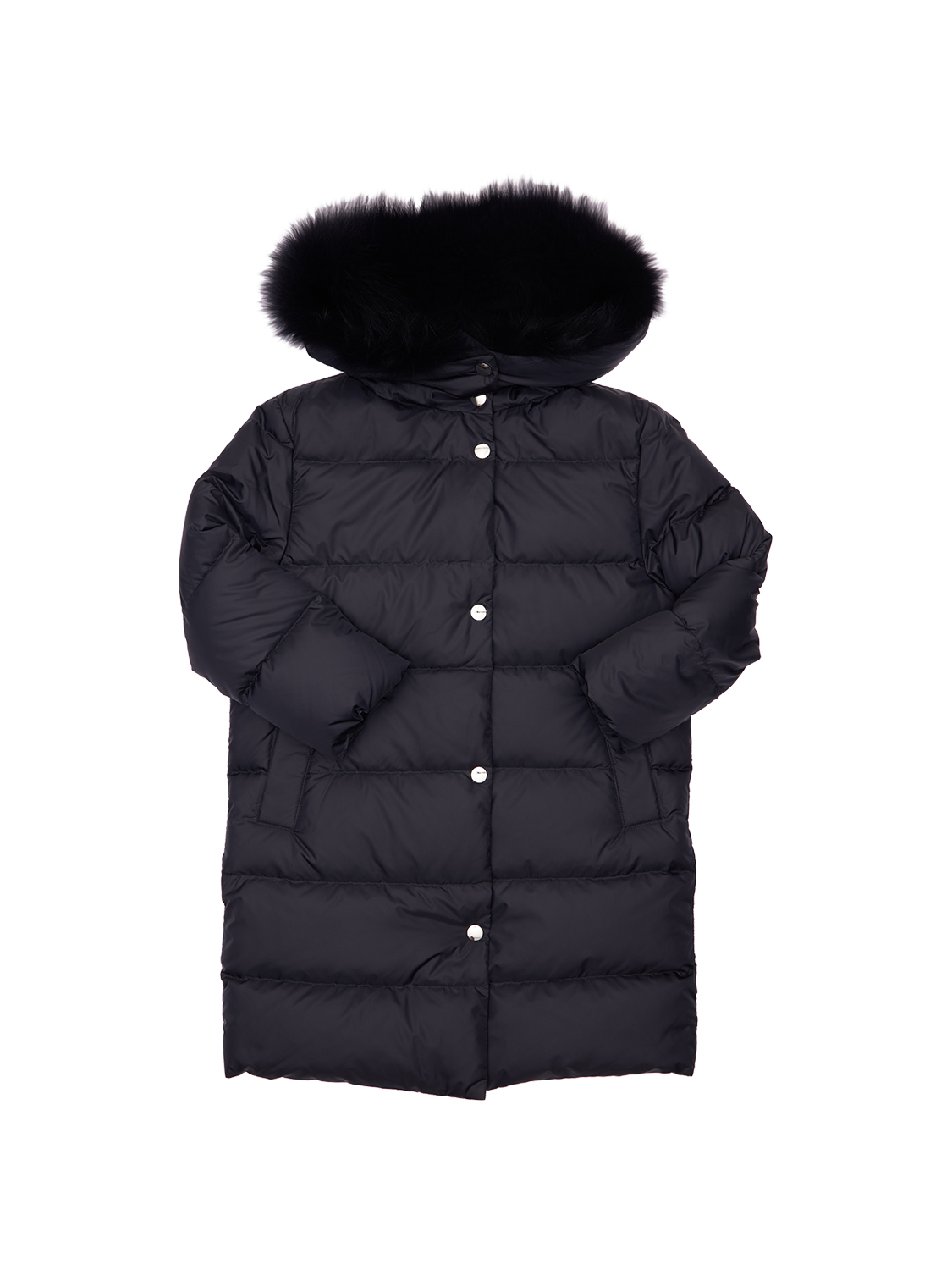 Daunenjacke Aus Nylon Mit Pelz