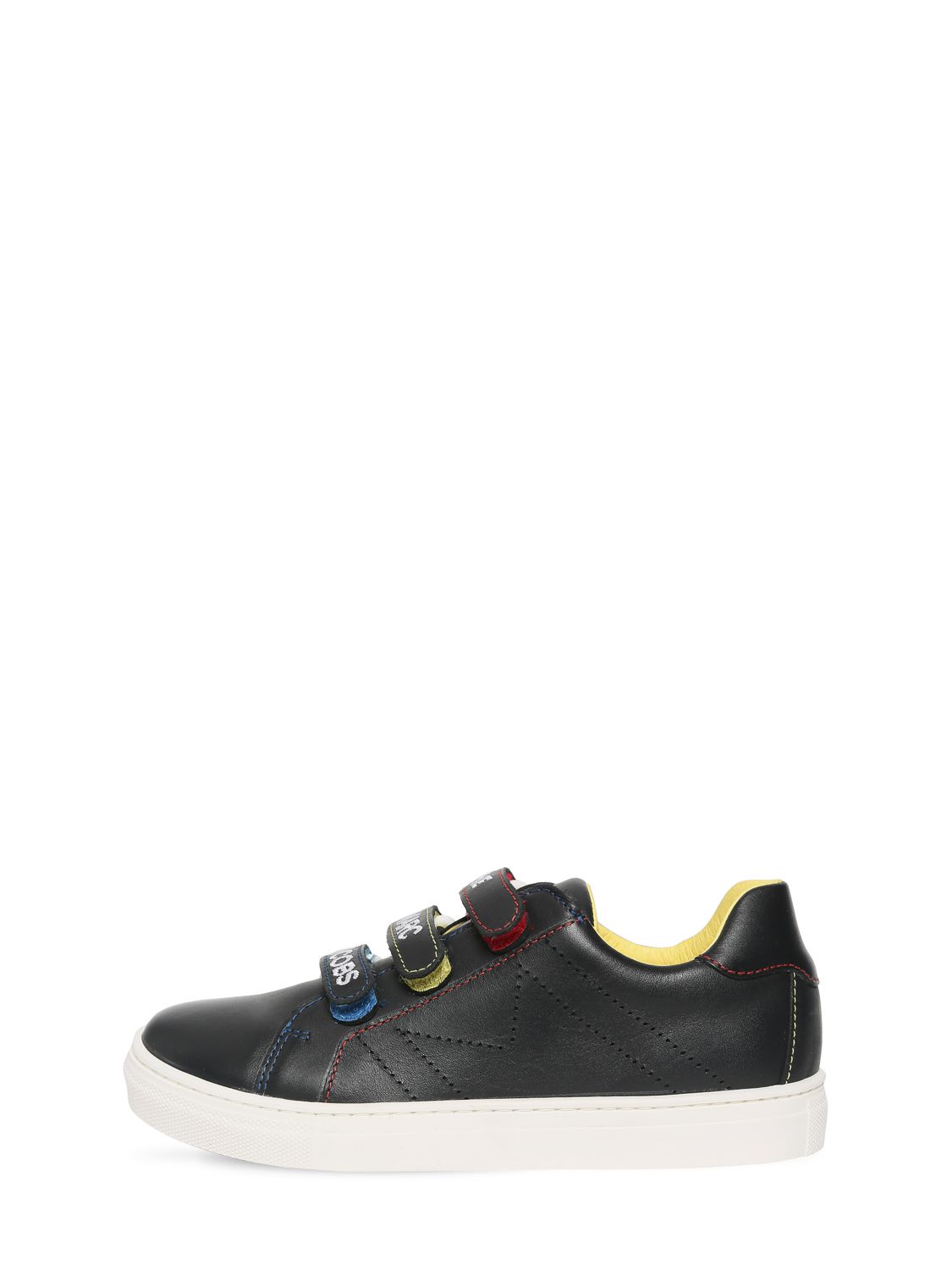 Ledersneakers Mit Logoriemen