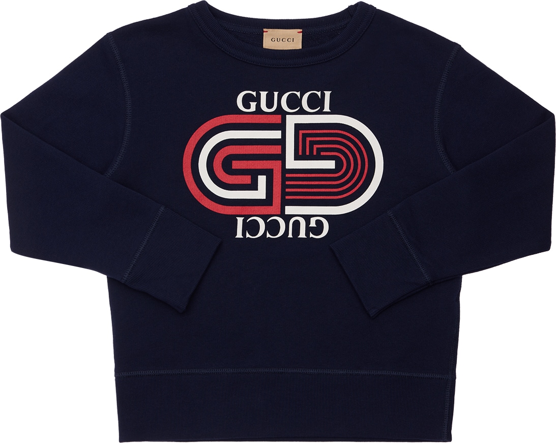 navy blue gucci sweatshirt