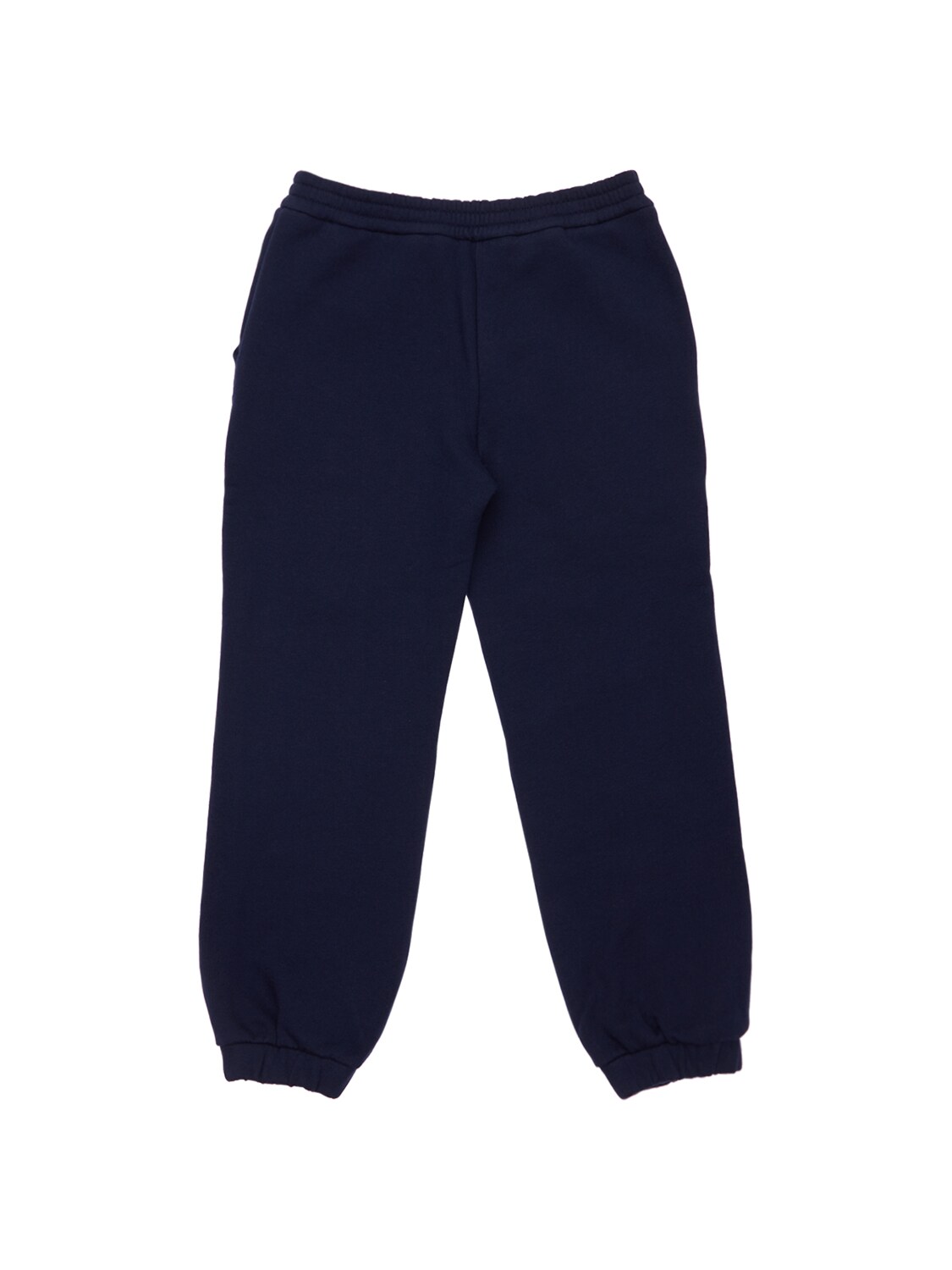 Shop Gucci Cotton Pants In Navy