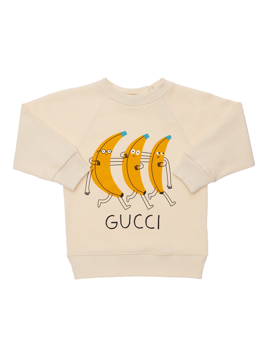 Banana Print Cotton Sweatshirt