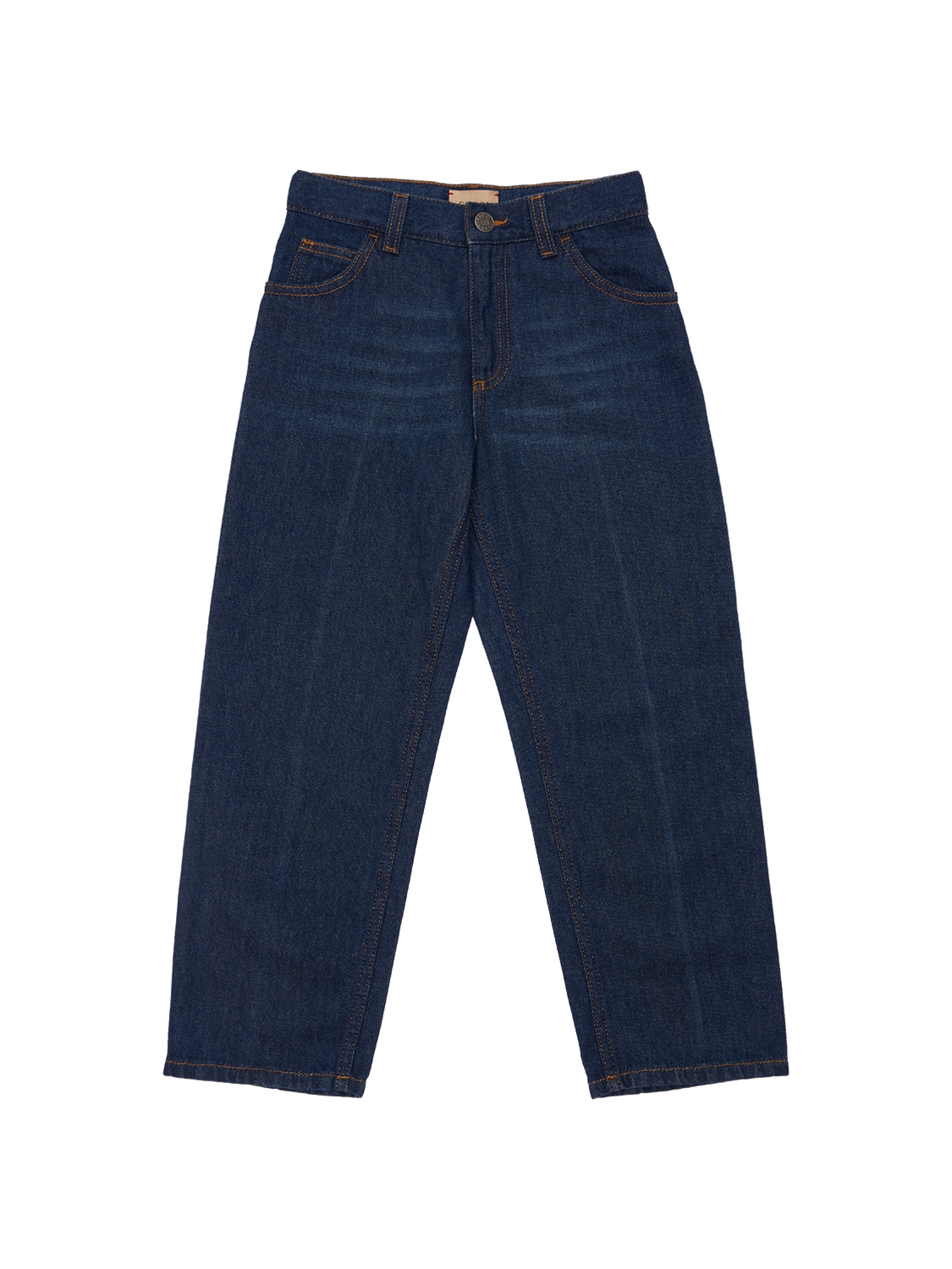 Gucci Kids' Organic Denim Jeans In 데님