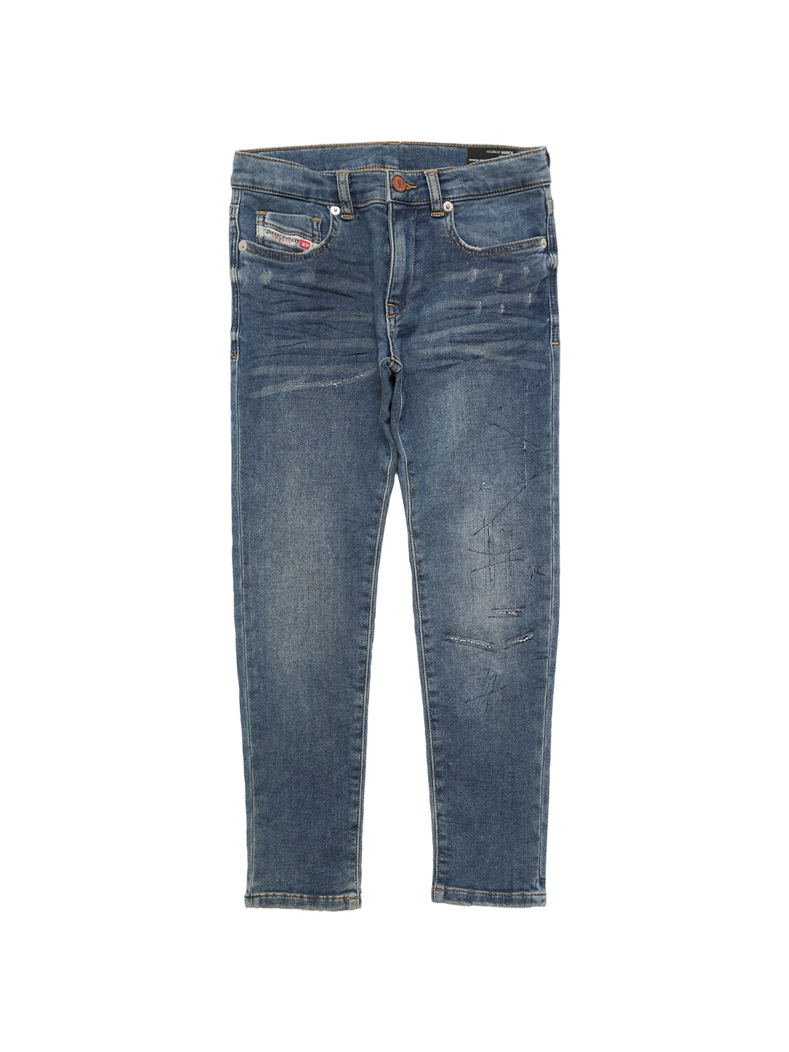 Diesel Kids - Washed cotton denim jeans - Denim | Luisaviaroma