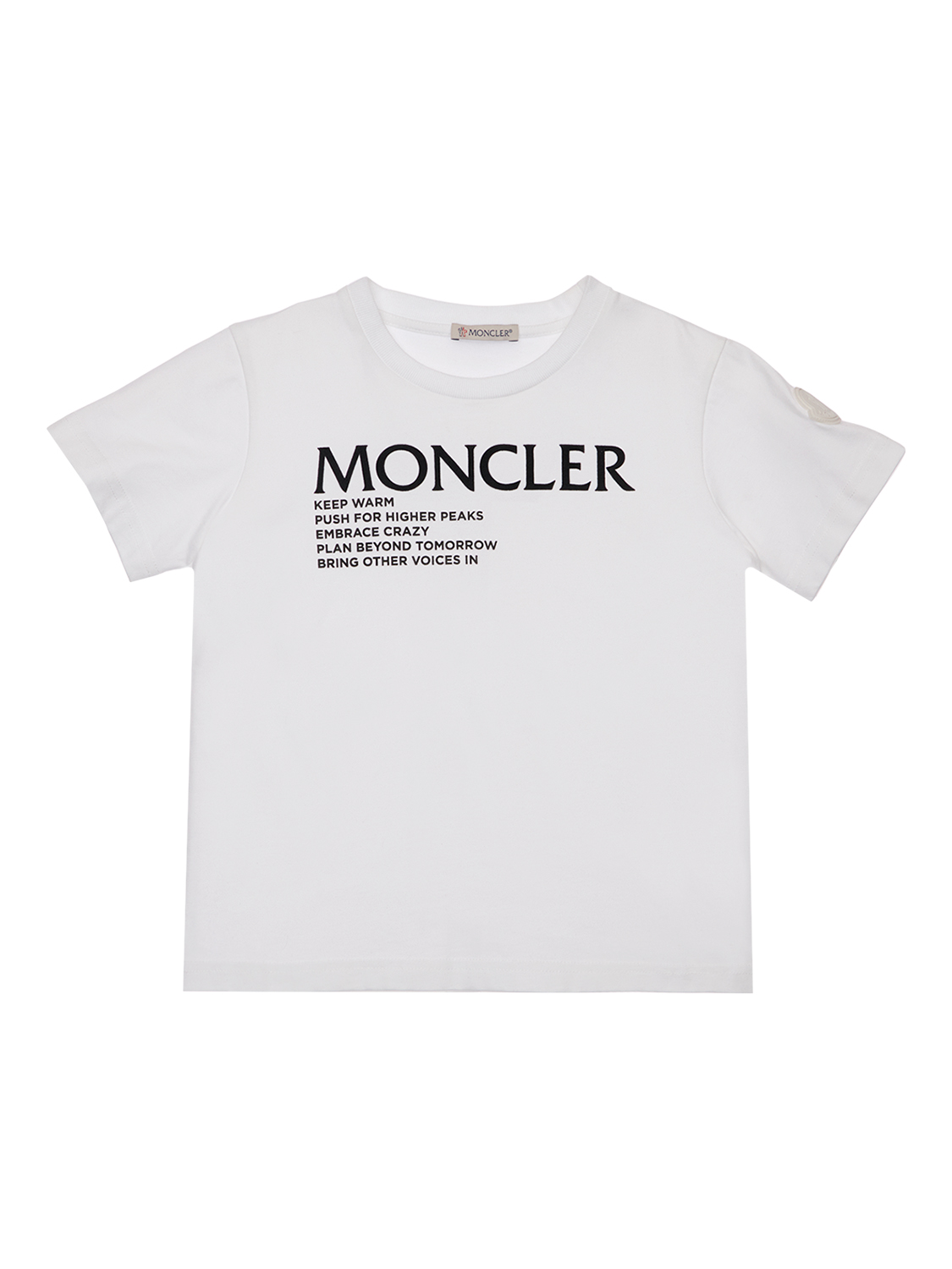 T-shirt Aus Baumwolljersey Mit Logodruck