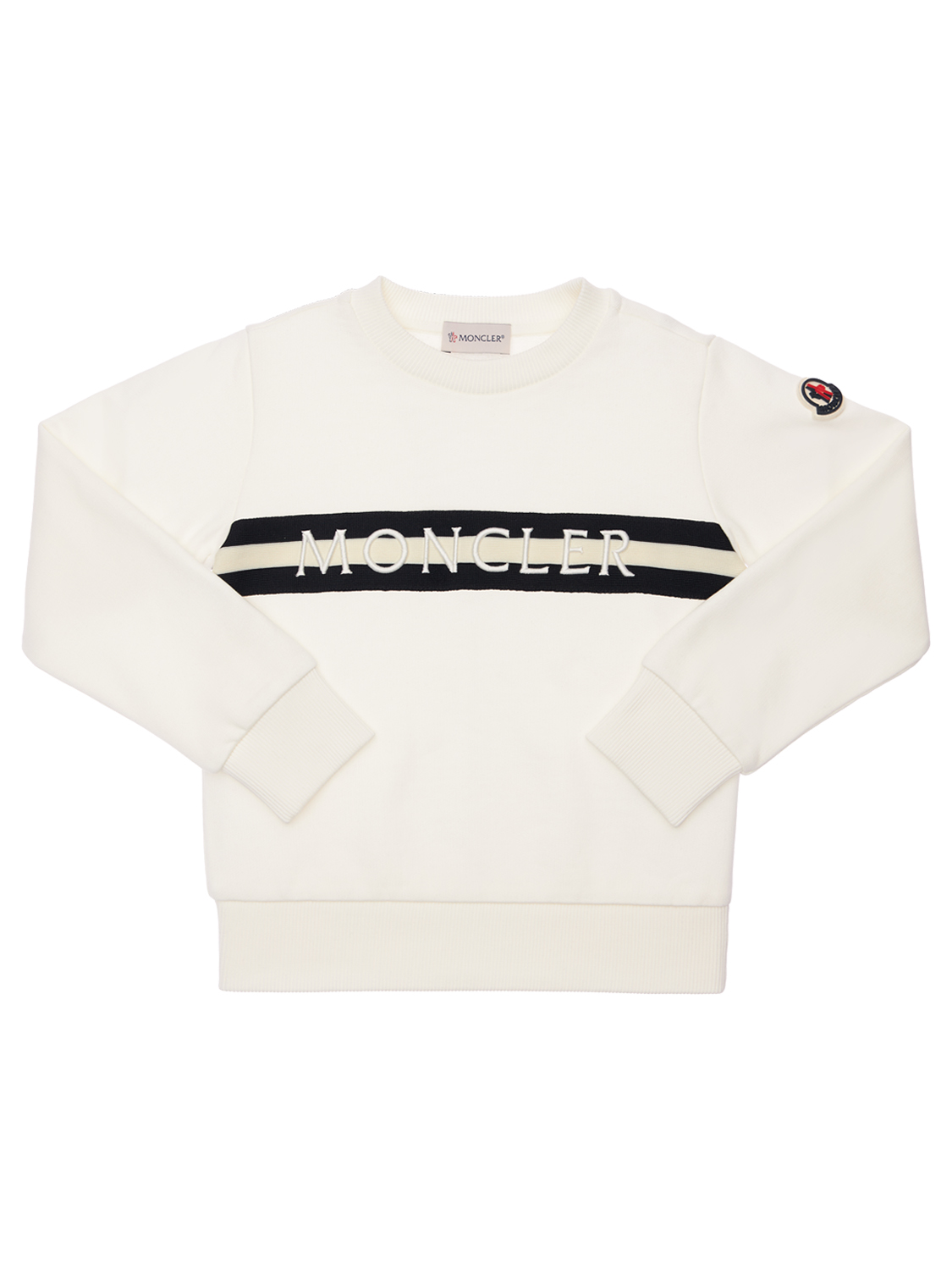 Sweatshirt Aus Baumwolle Mit Logostickerei