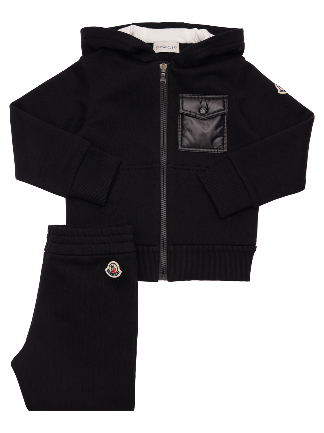 Trainingshose Und Kapuzensweatshirt Aus Baumwolle