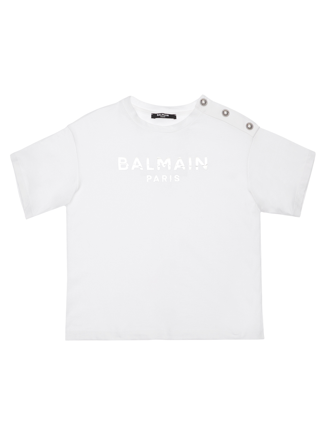 T-shirt Aus Baumwolljersey Mit Logodruck