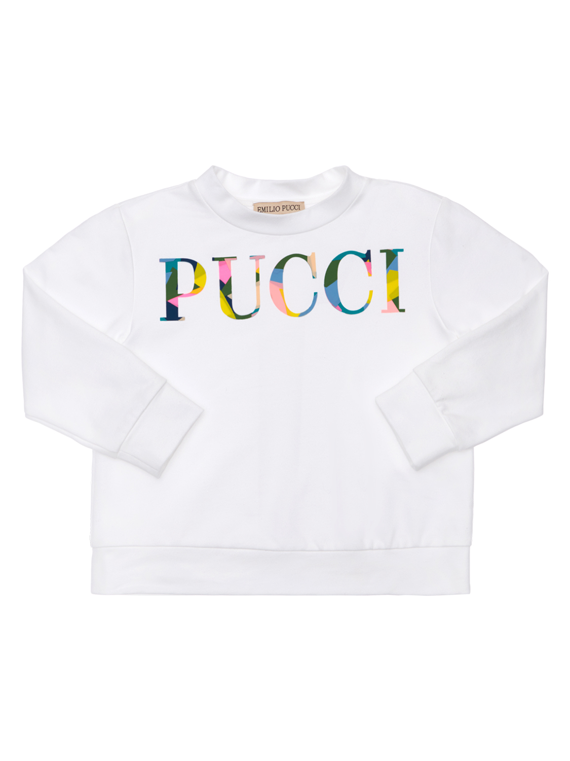 Sweatshirt Aus Baumwolle Mit Logo