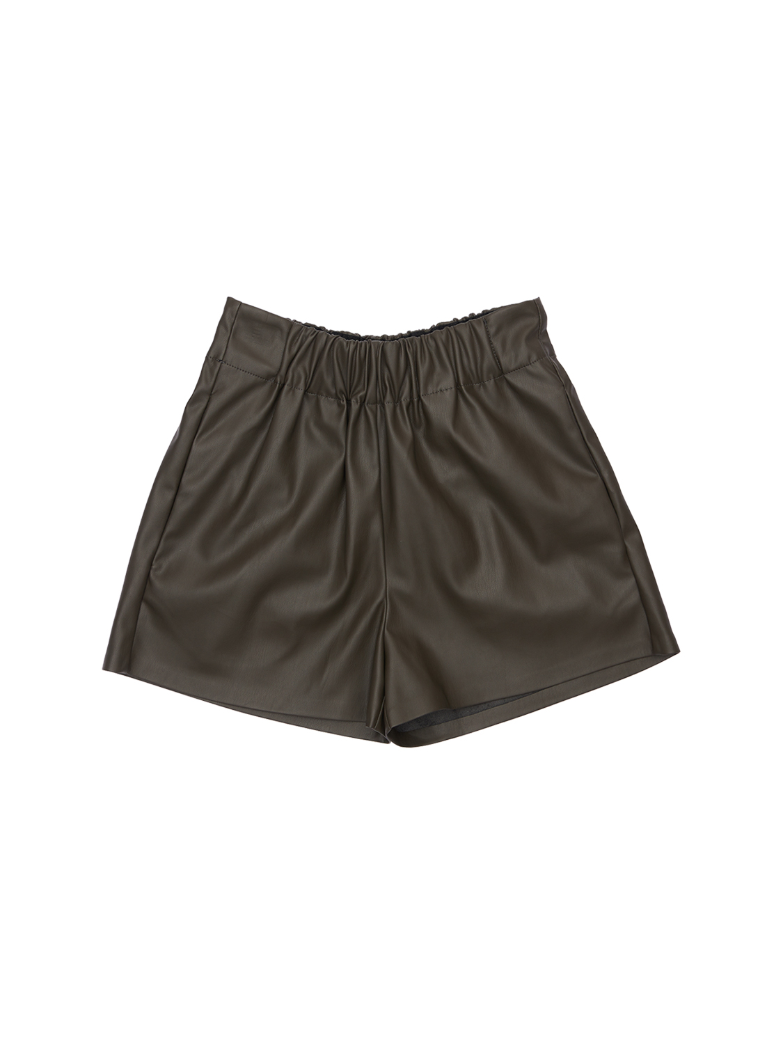 Shorts Aus Kunstleder