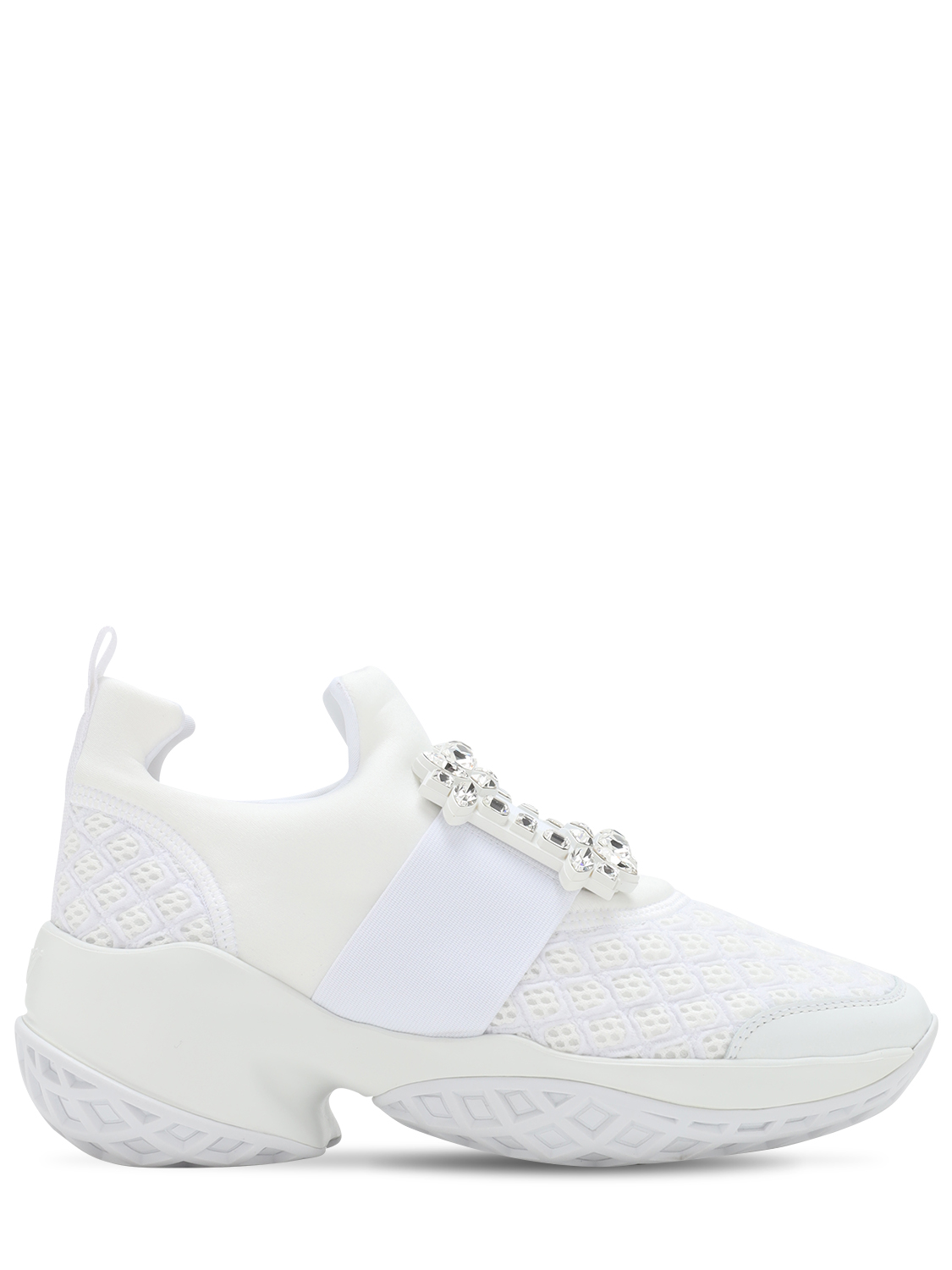 75mm Hohe Sneakers Aus Mesh "viv Run"