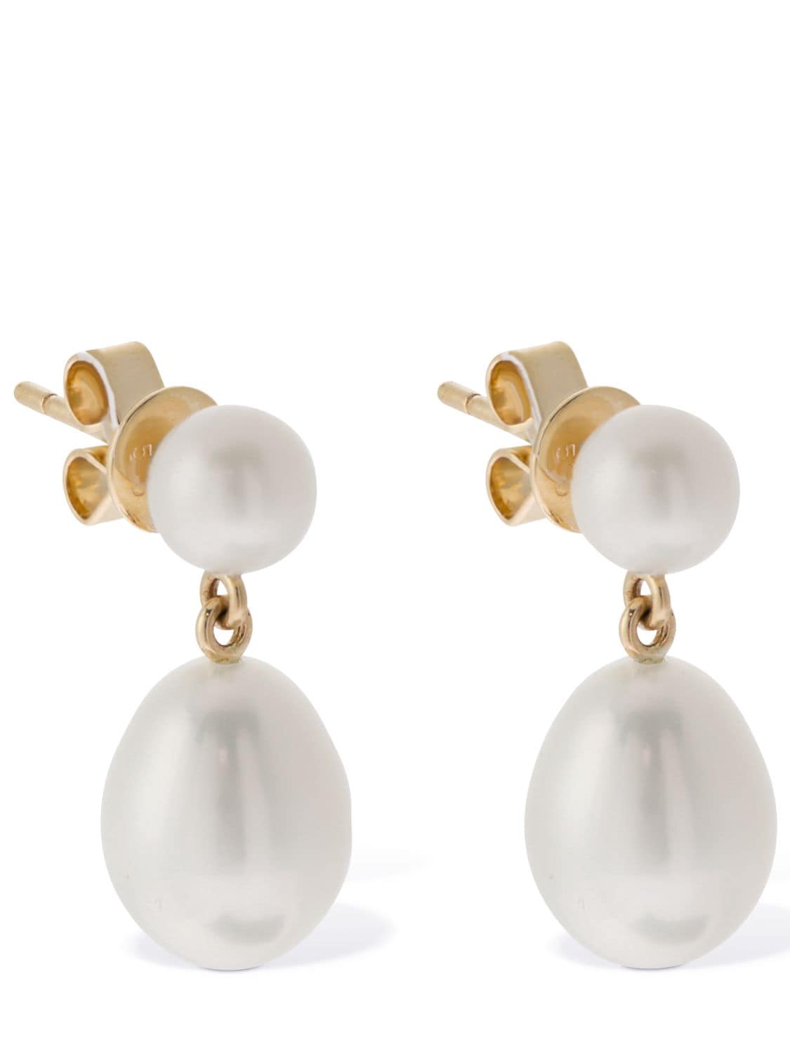 Sophie Bille Brahe 14kt & Pearl Venus D'eau Earrings | ModeSens