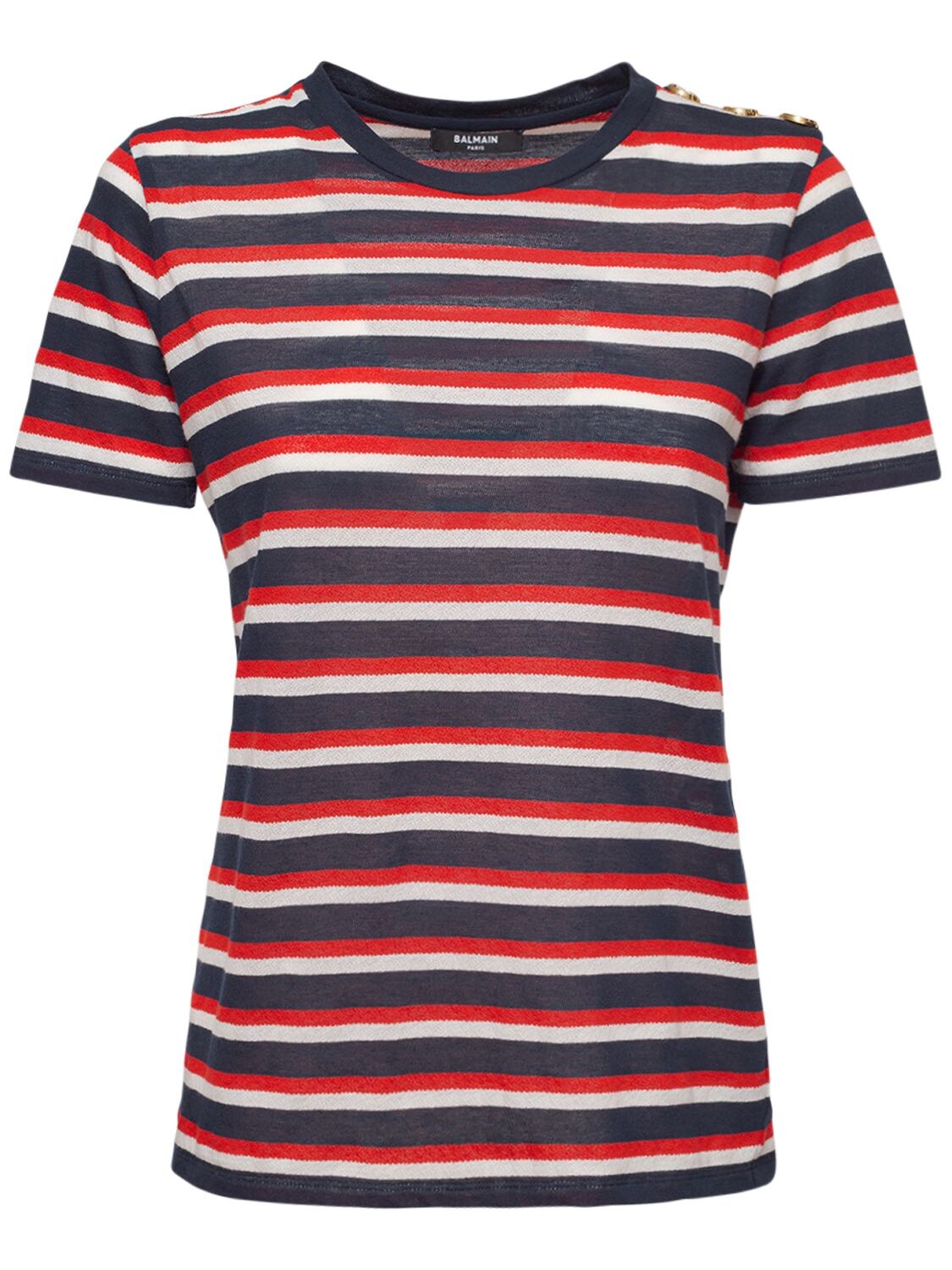 Cotton Jersey Striped T-shirt