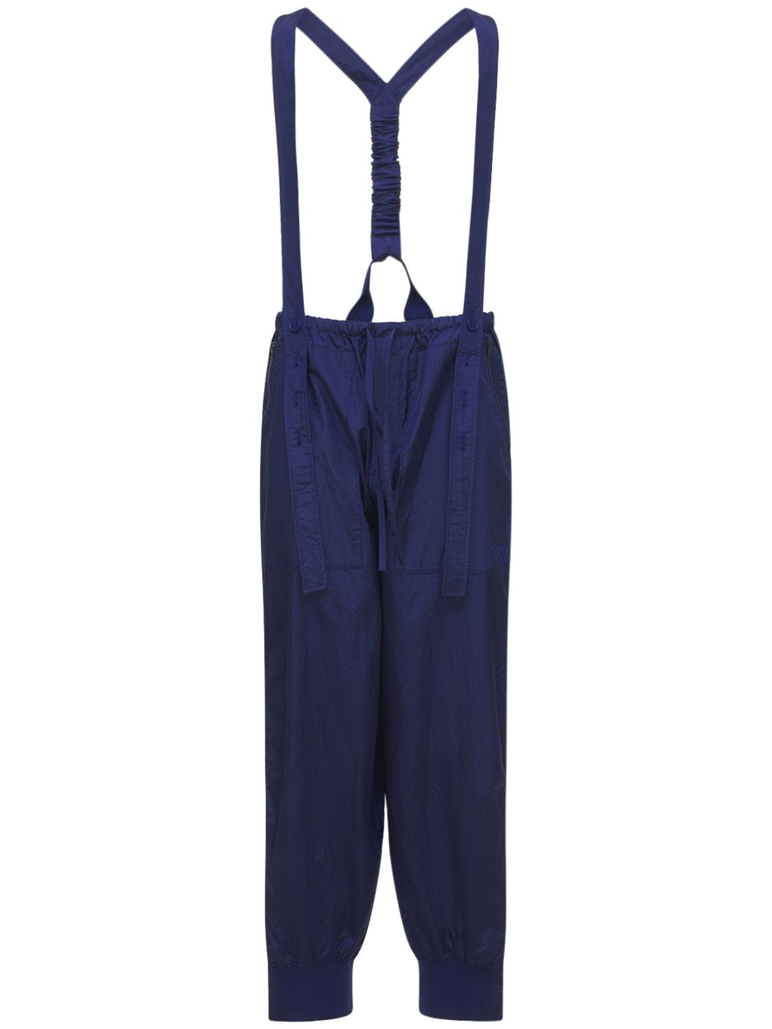 Tech Nylon & Silk Suspender Pants