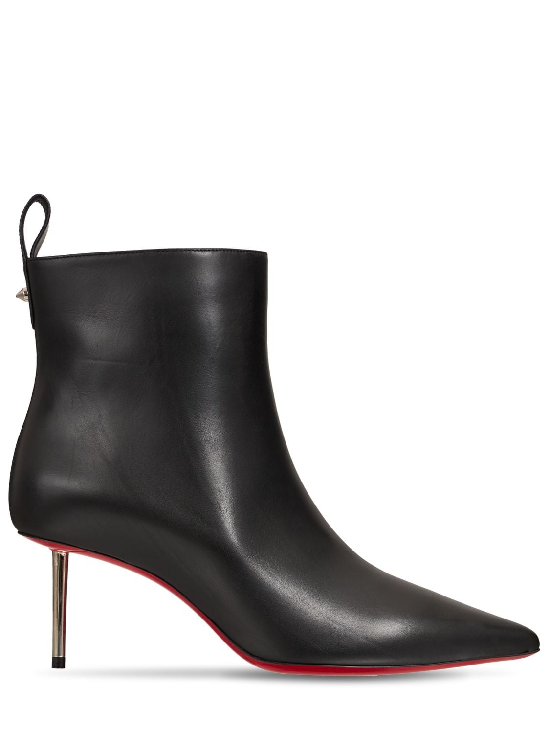 70mm Epic Leather Ankle Boots
